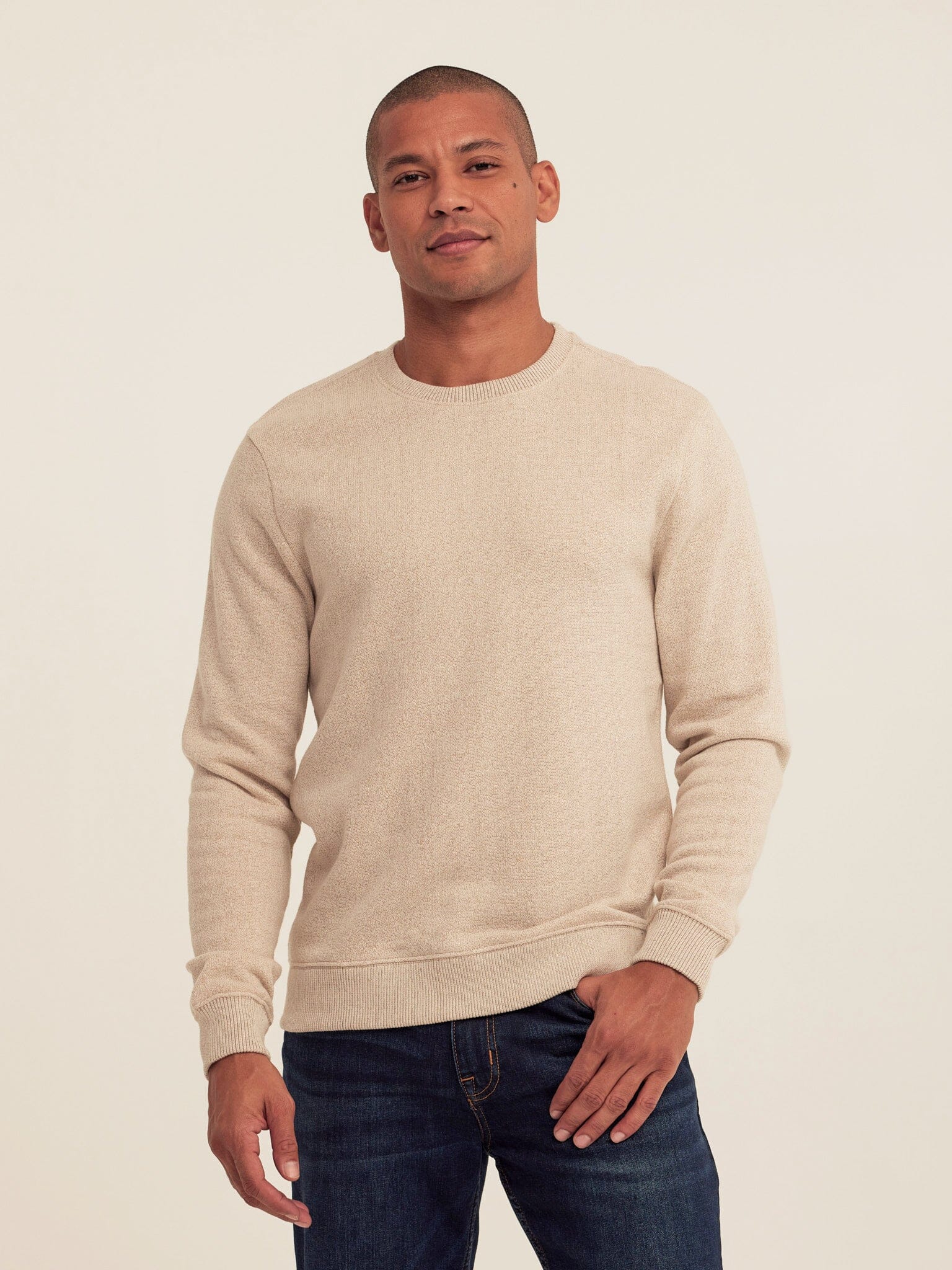 Corey Eco Fleece Crew Sweatshirt