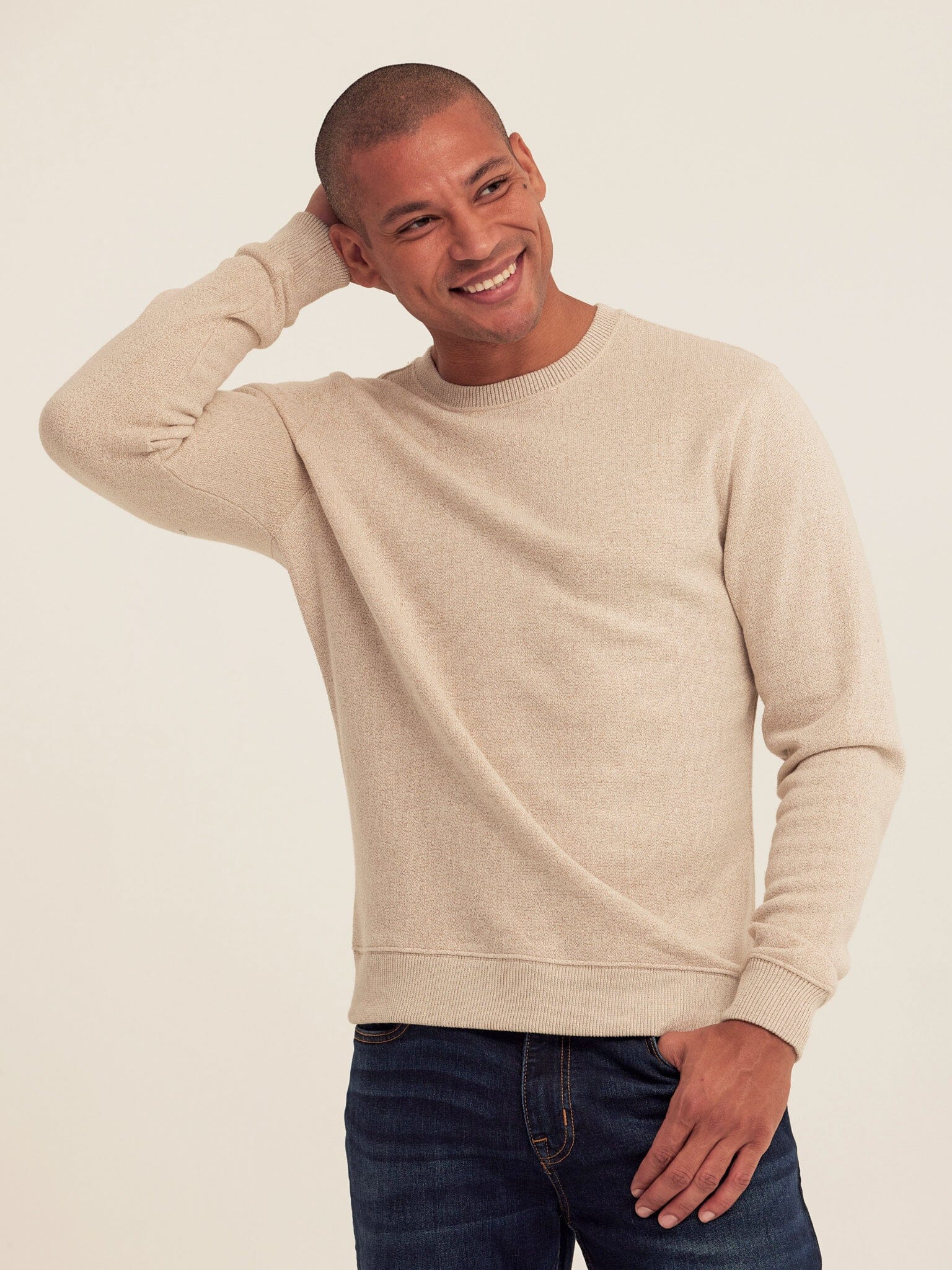Corey Eco Fleece Crew Sweatshirt