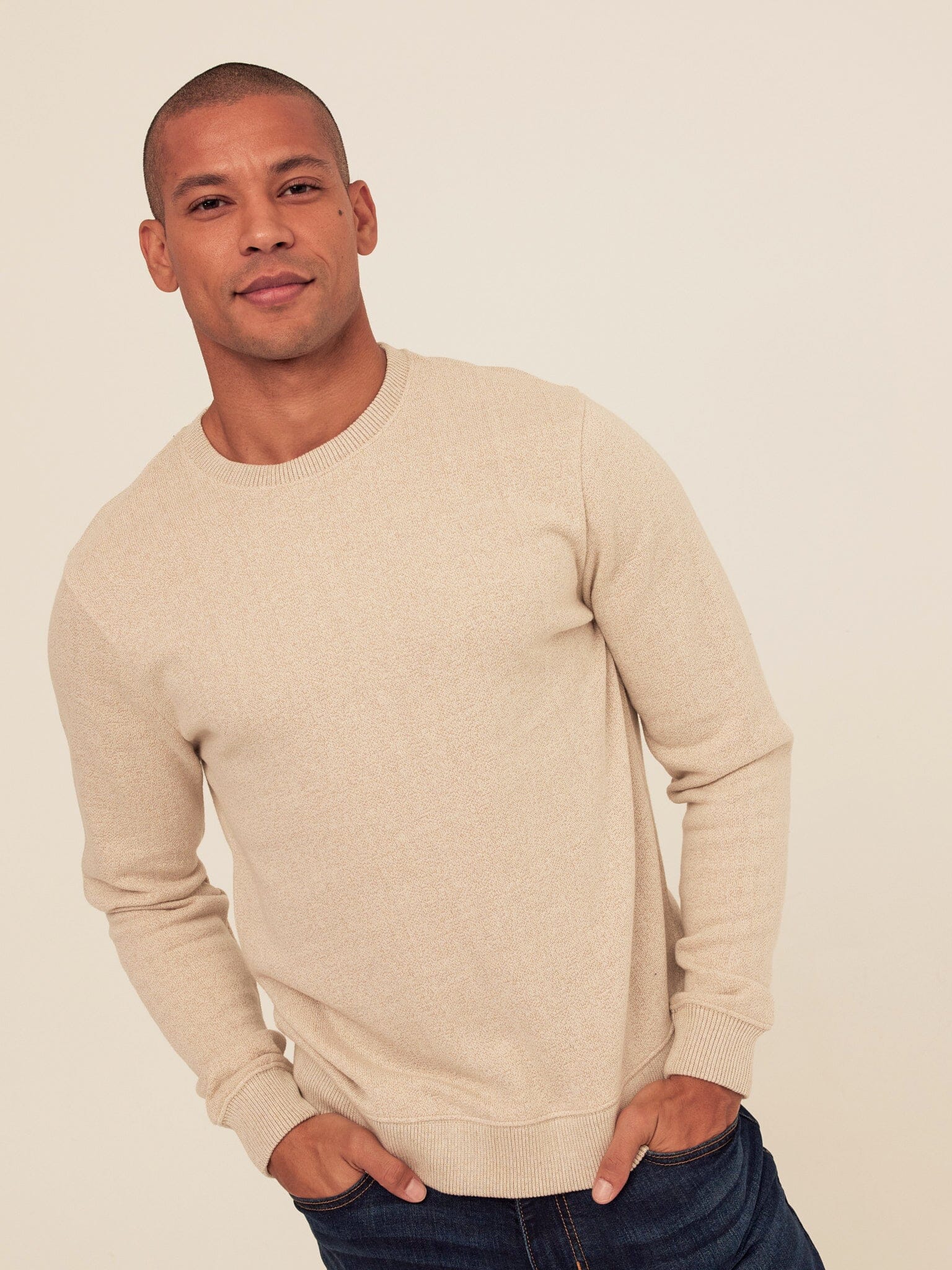 Corey Eco Fleece Crew Sweatshirt