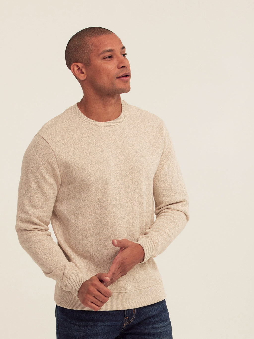 Corey Eco Fleece Crew Sweatshirt
