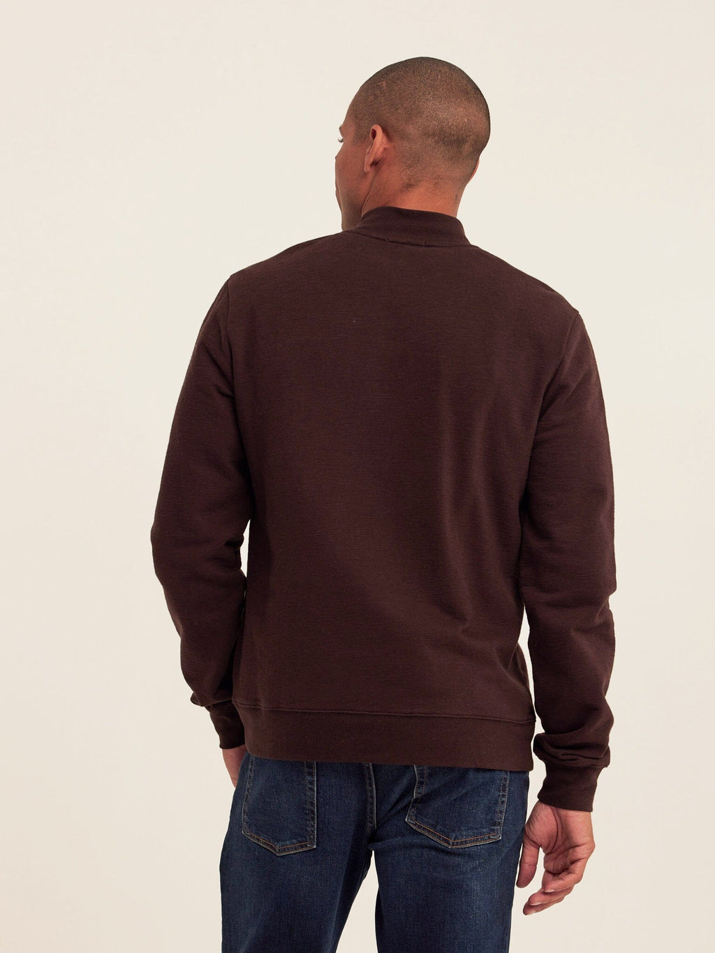 Christian Comfort Slub Terry Half Zip Pullover
