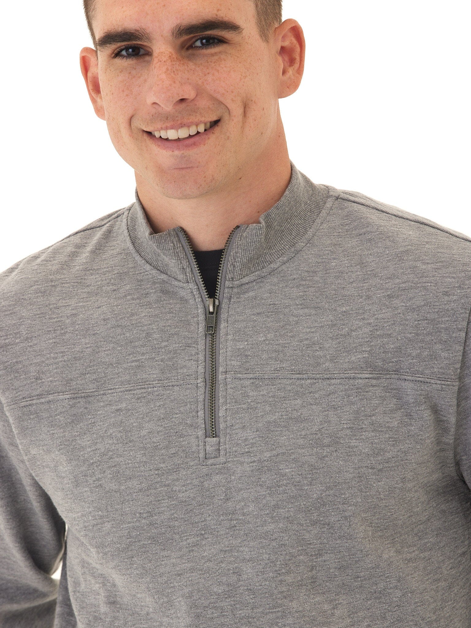 Christian Comfort Slub Terry Half Zip Pullover