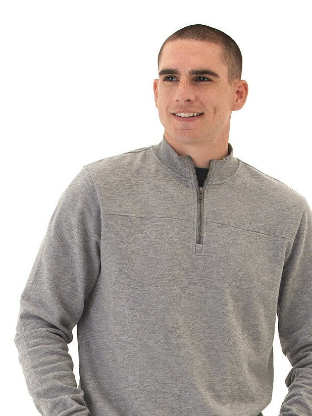 Christian Comfort Slub Terry Half Zip Pullover
