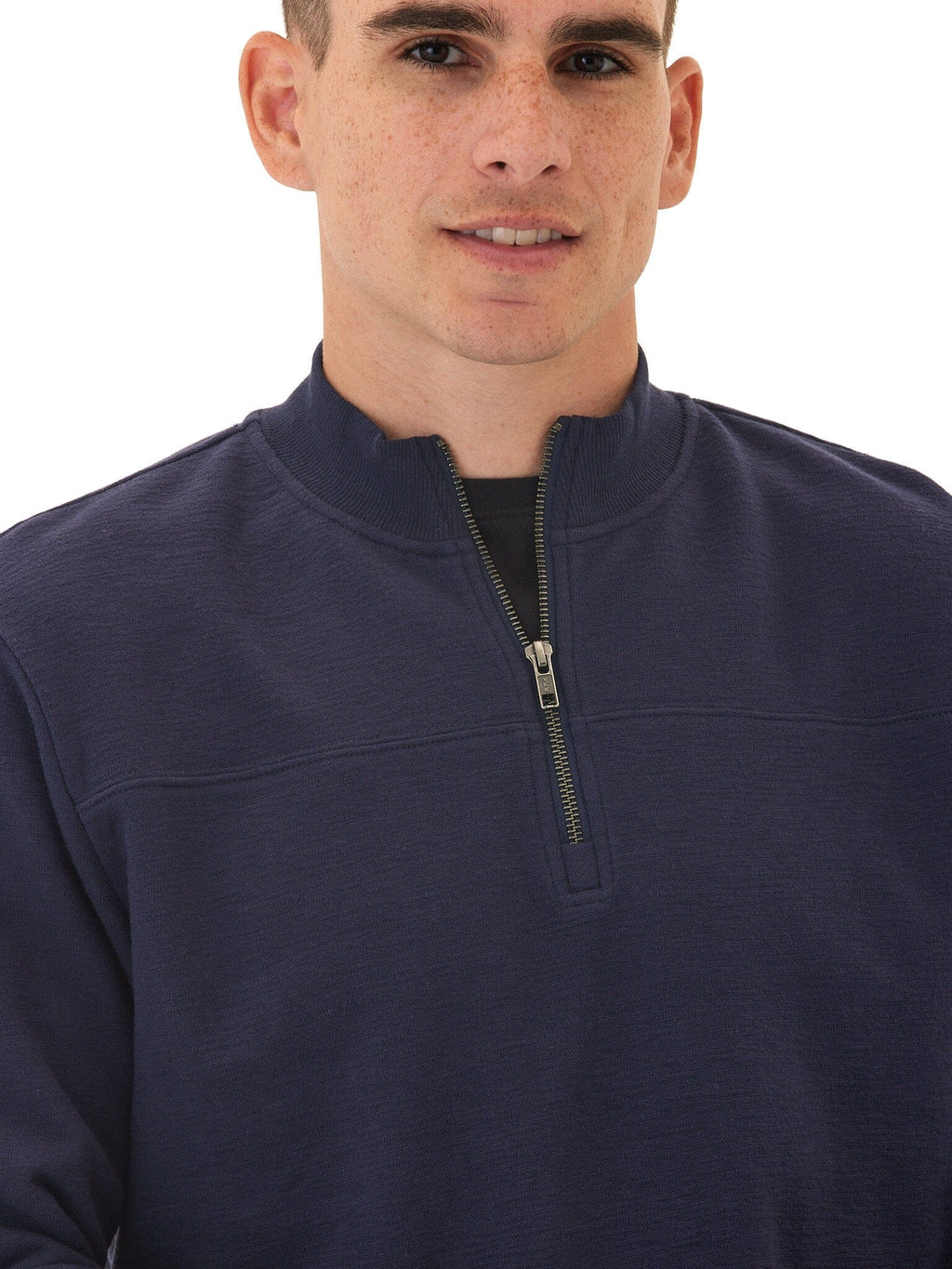 Christian Comfort Slub Terry Half Zip Pullover