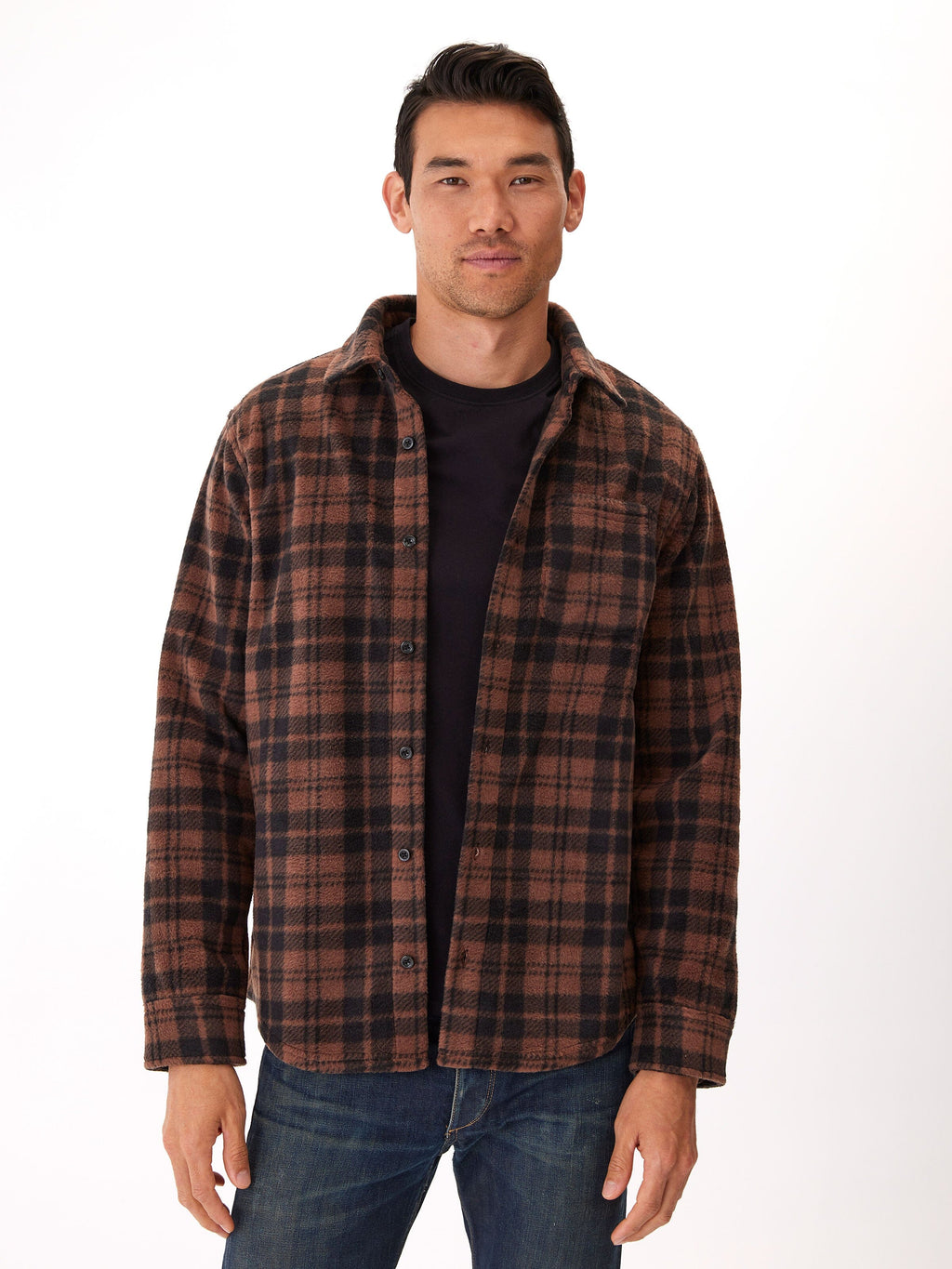 Printed Fleece Shirt