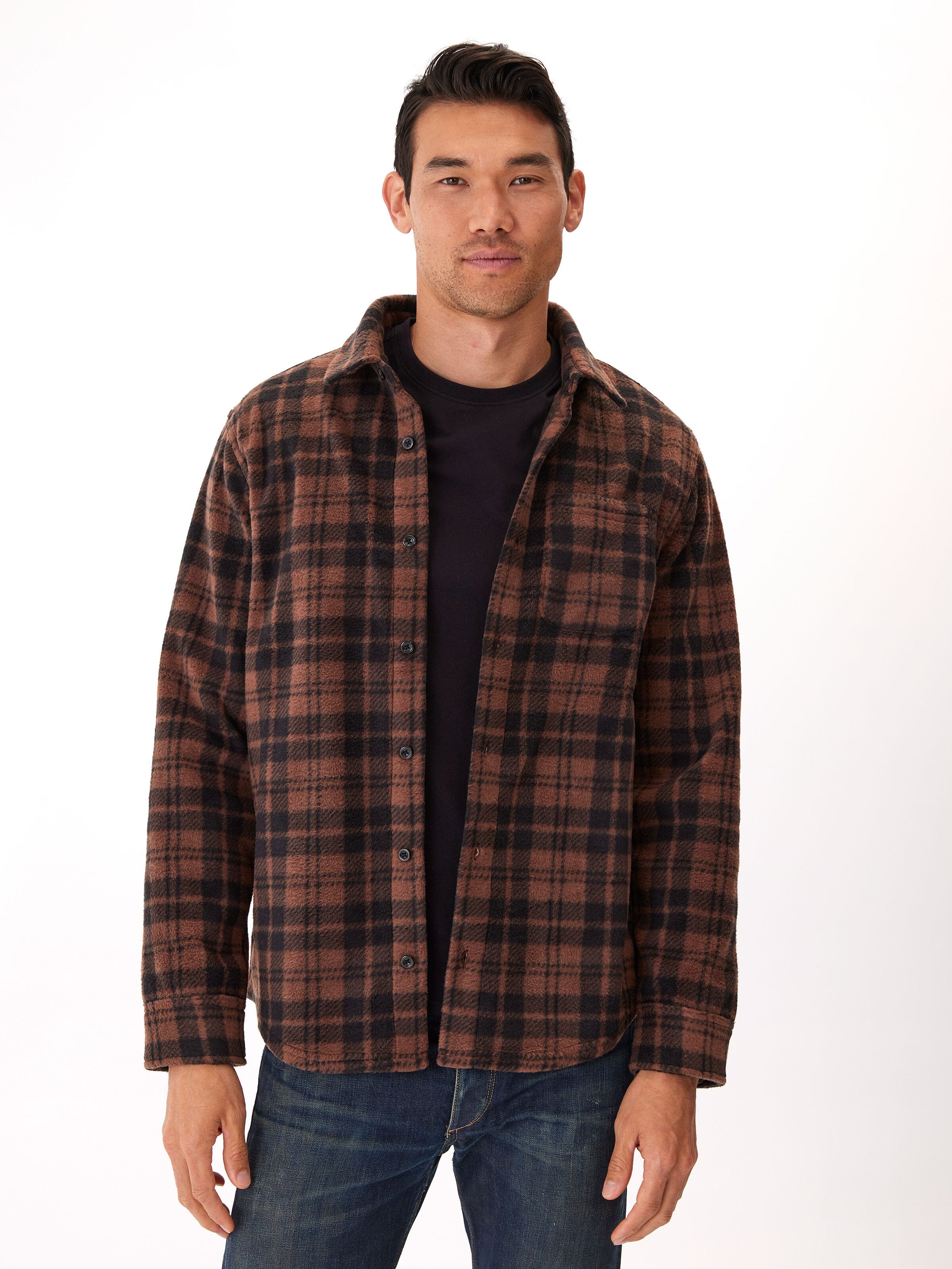 Printed Fleece Shirt