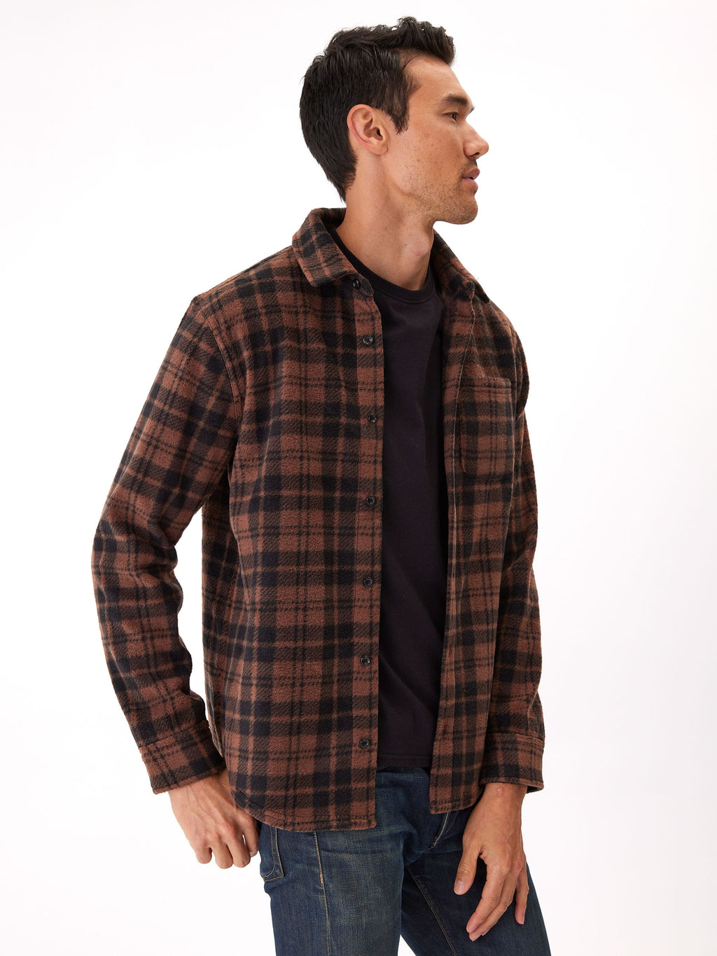 Printed Fleece Shirt