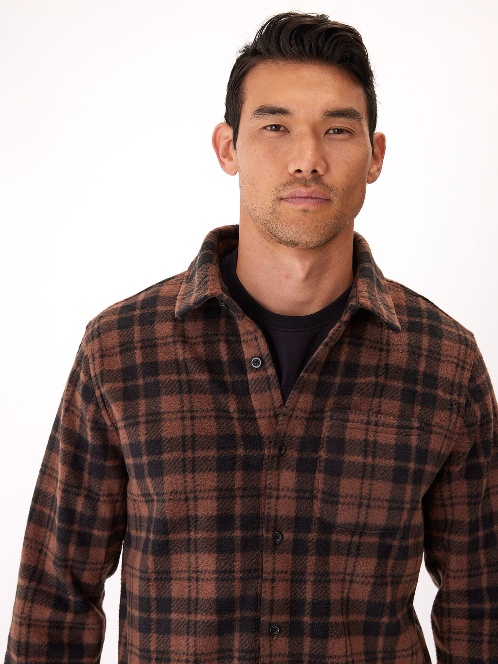 Printed Fleece Shirt