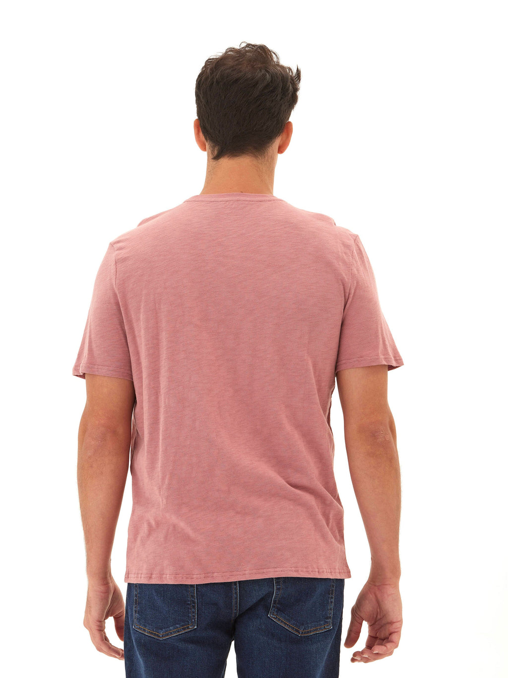 Slub Jersey Crew Neck Pocket Tee