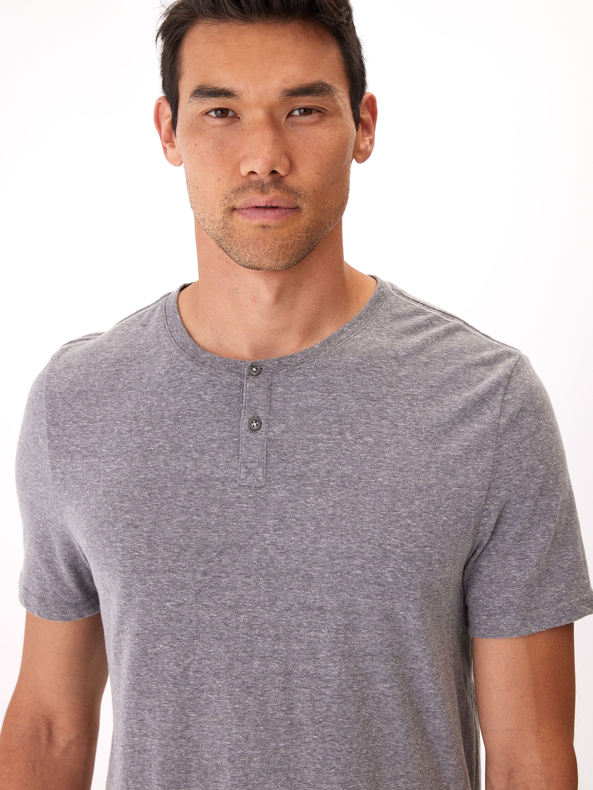 Baseline Short Sleeve Triblend Henley