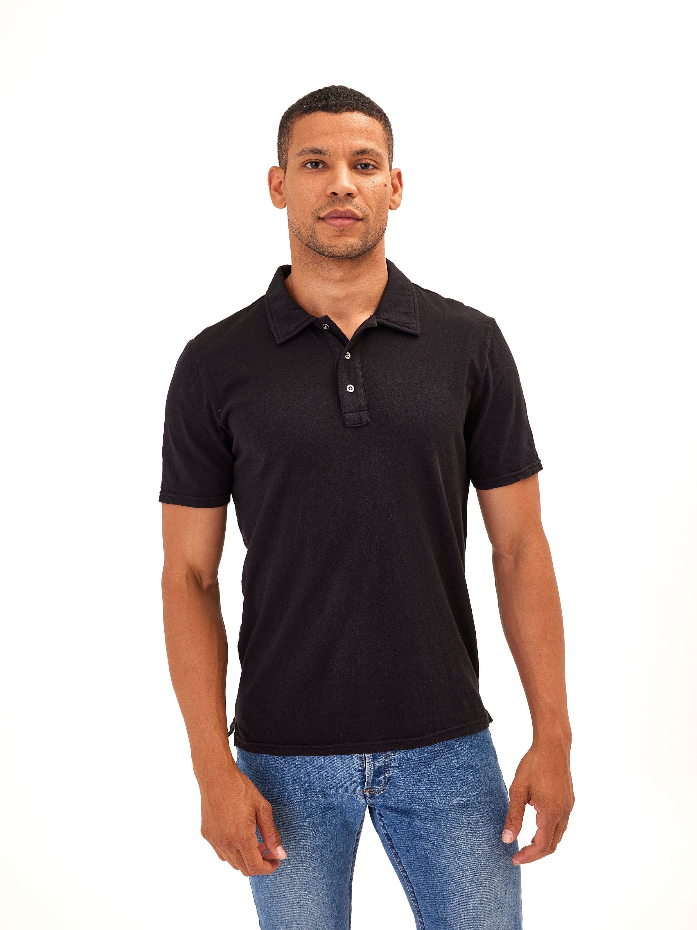 Slub Jersey Polo