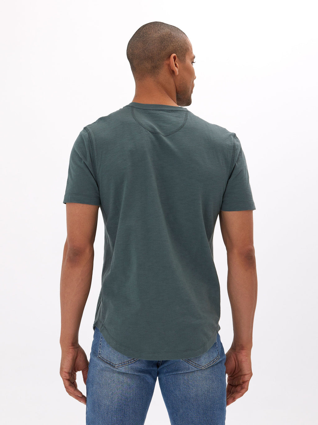 Heath Slub Jersey Short Sleeve Henley