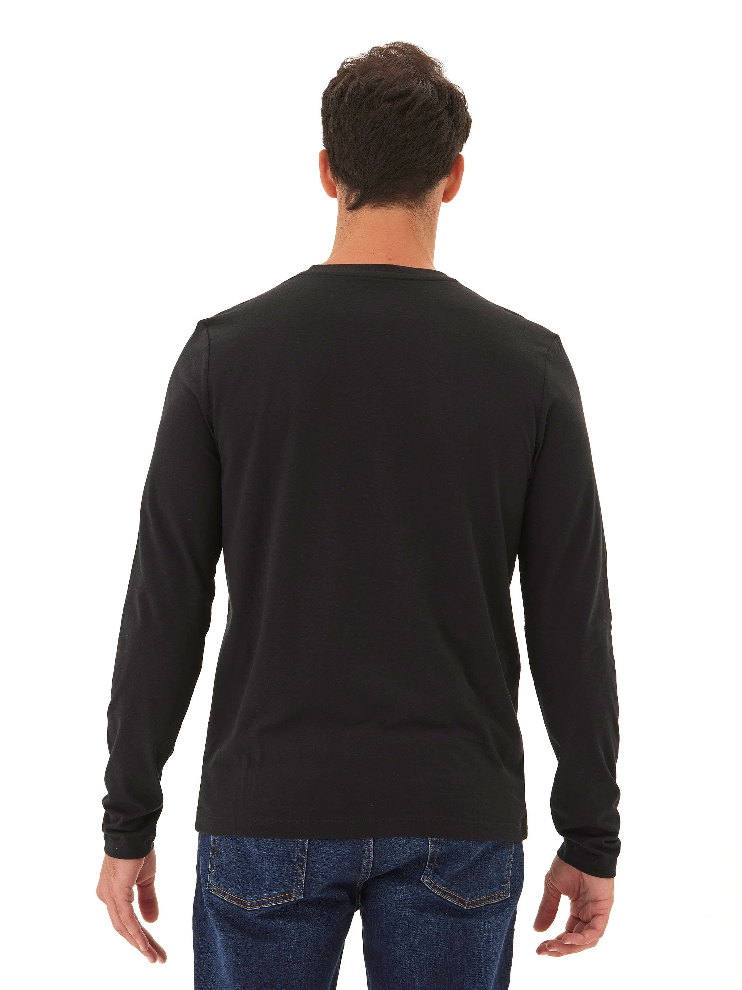 Austin Triblend 2 Button Long Sleeve Henley