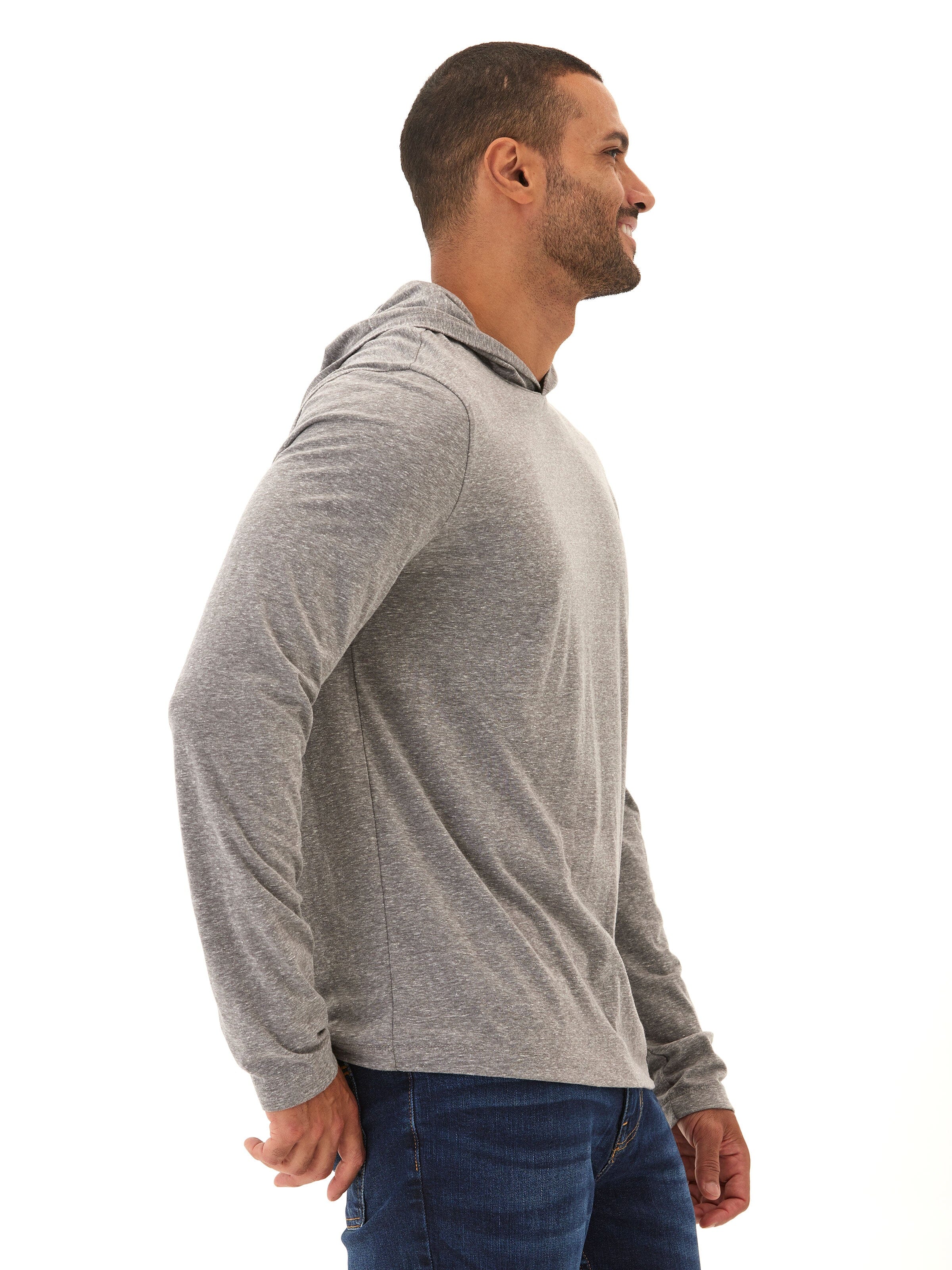 Dane Triblend Long Sleeve T-Shirt Hoodie