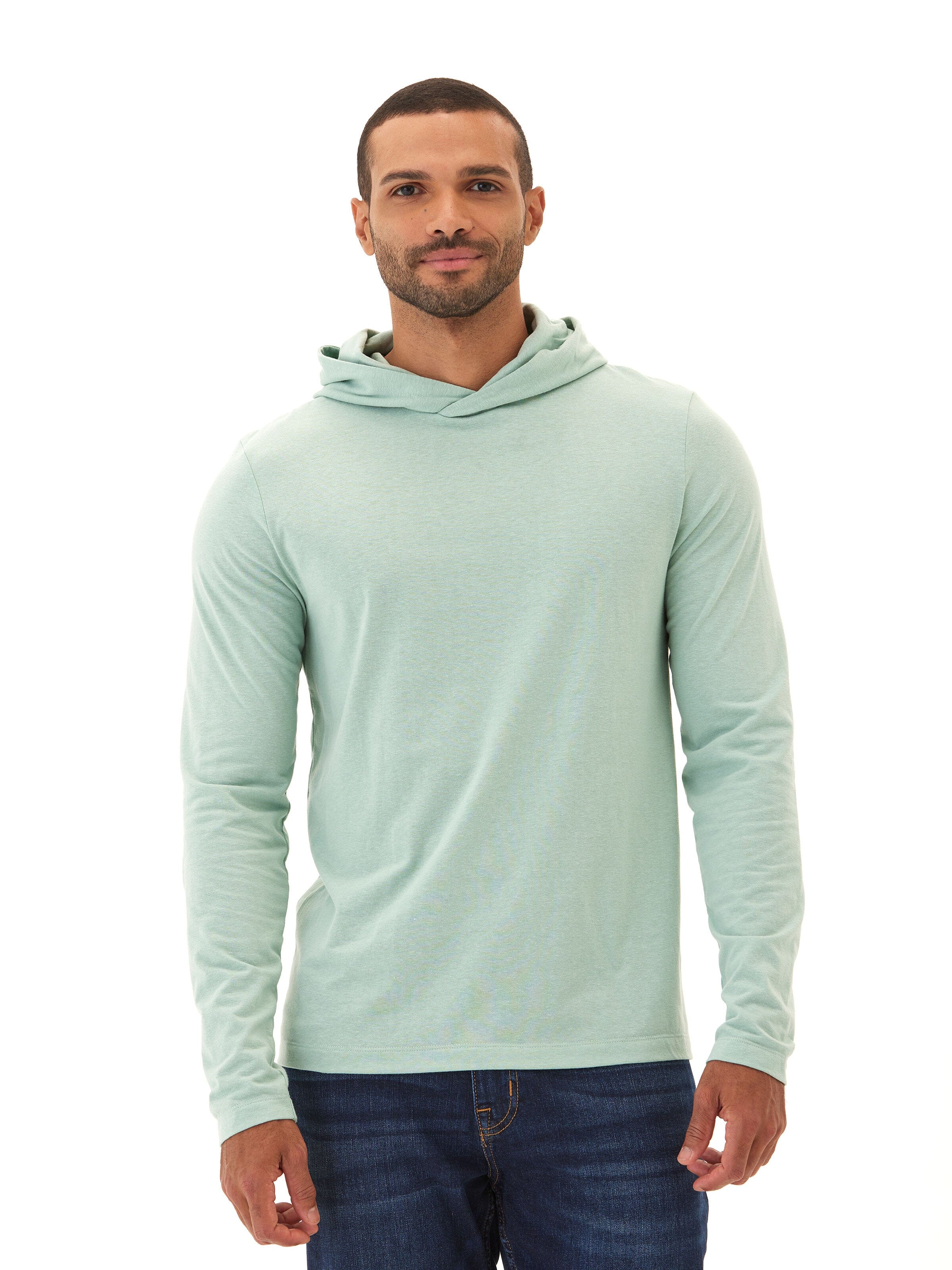 Dane Triblend Long Sleeve T-Shirt Hoodie