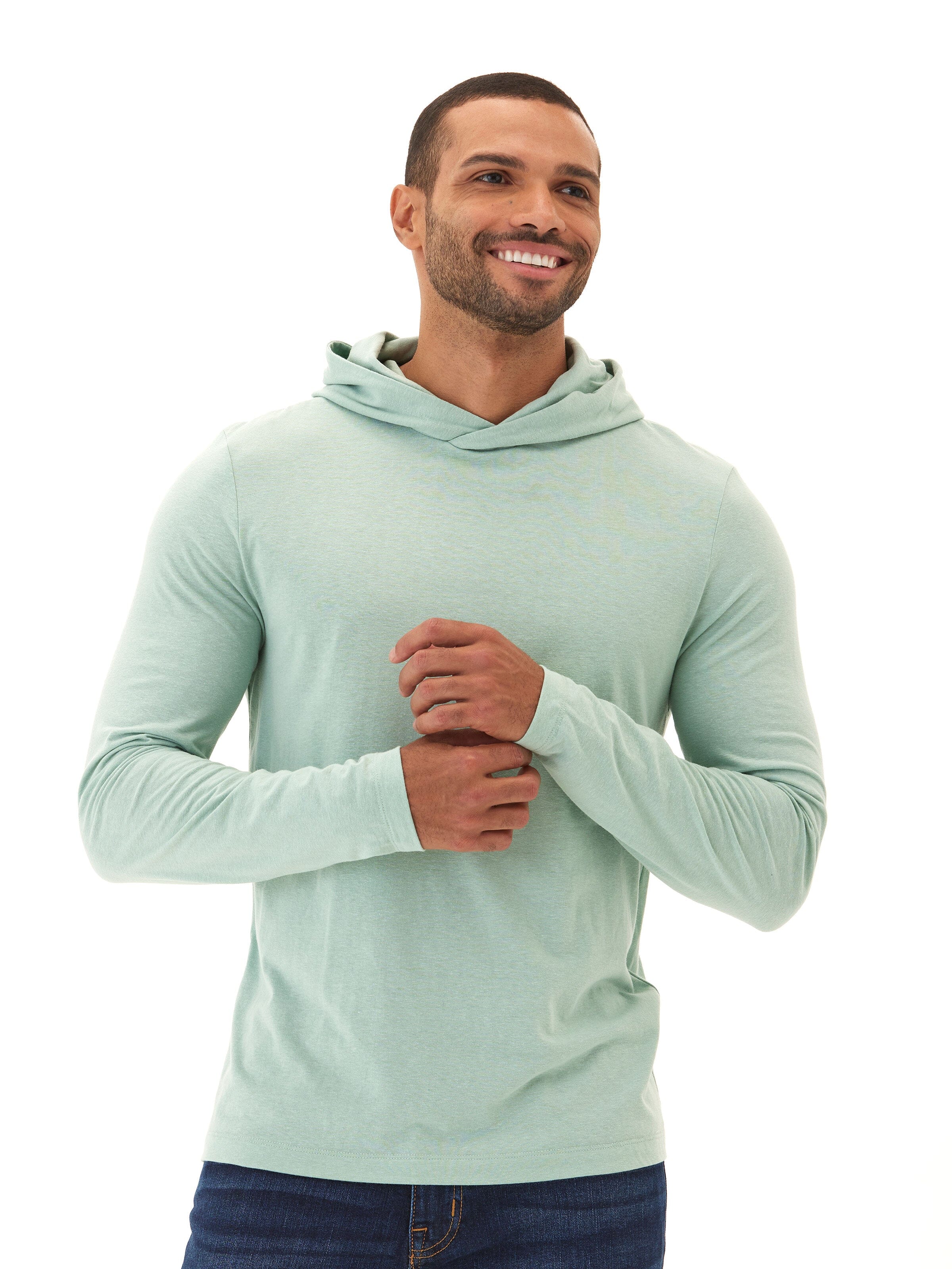 Dane Triblend Long Sleeve T-Shirt Hoodie