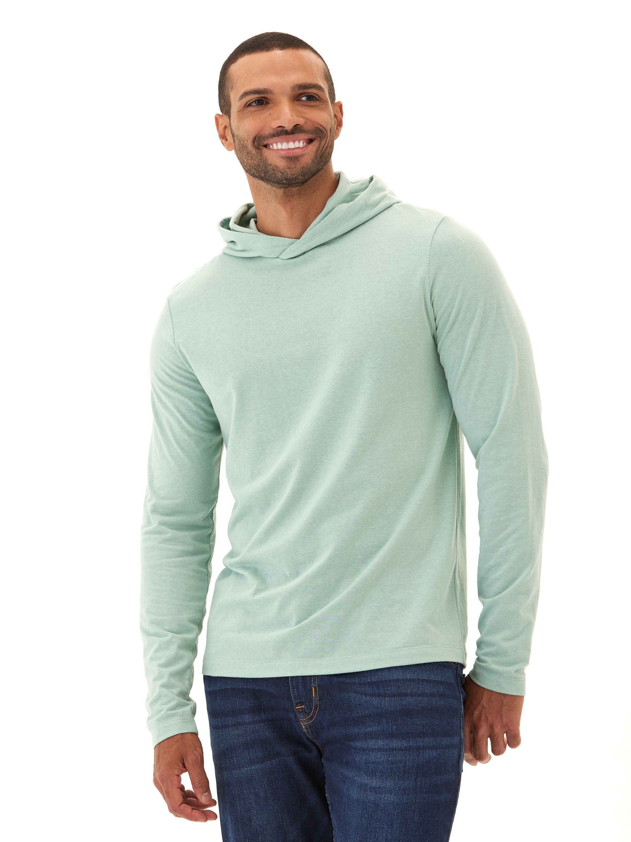 Dane Triblend Long Sleeve T-Shirt Hoodie