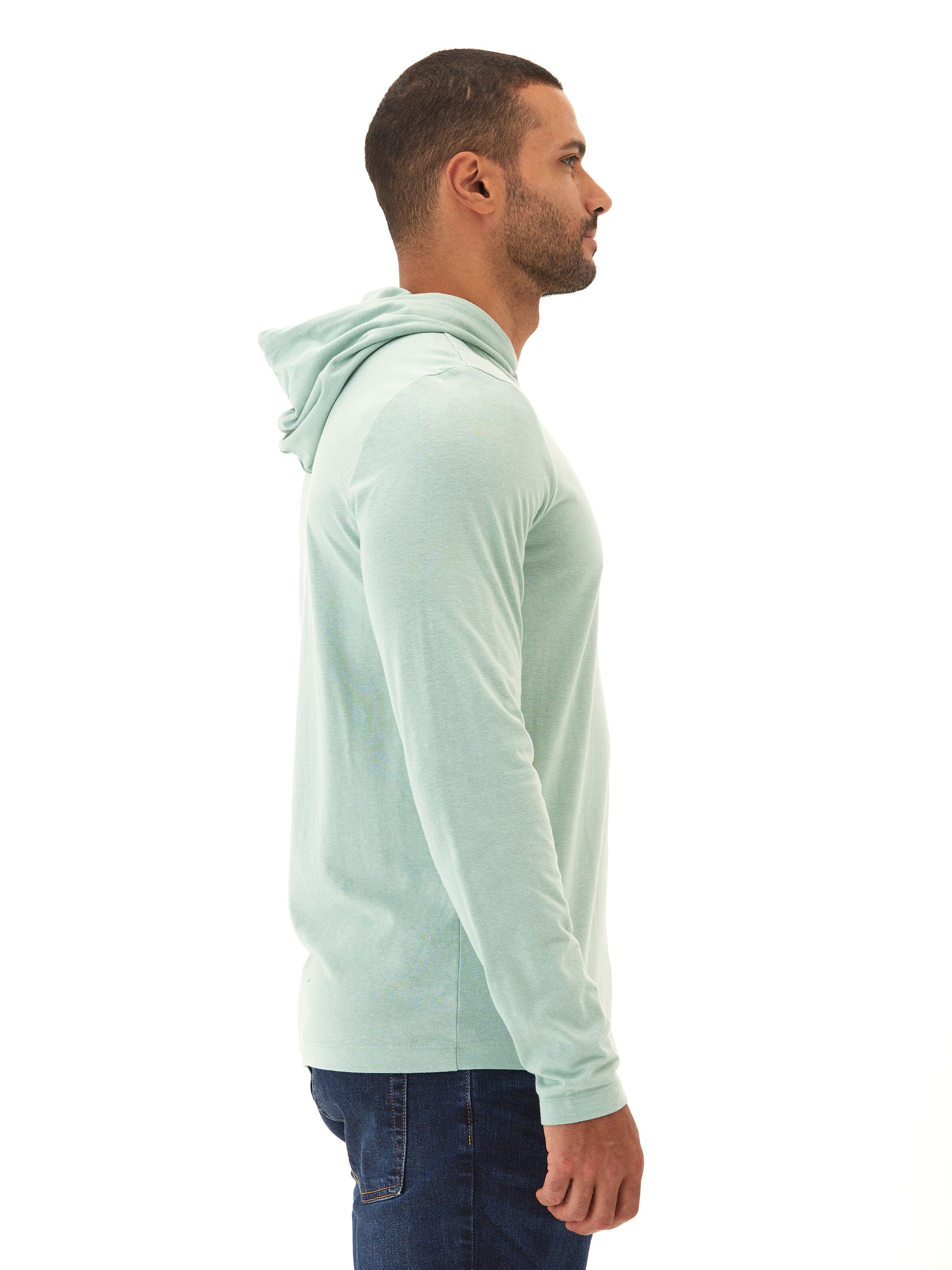 Dane Triblend Long Sleeve T-Shirt Hoodie