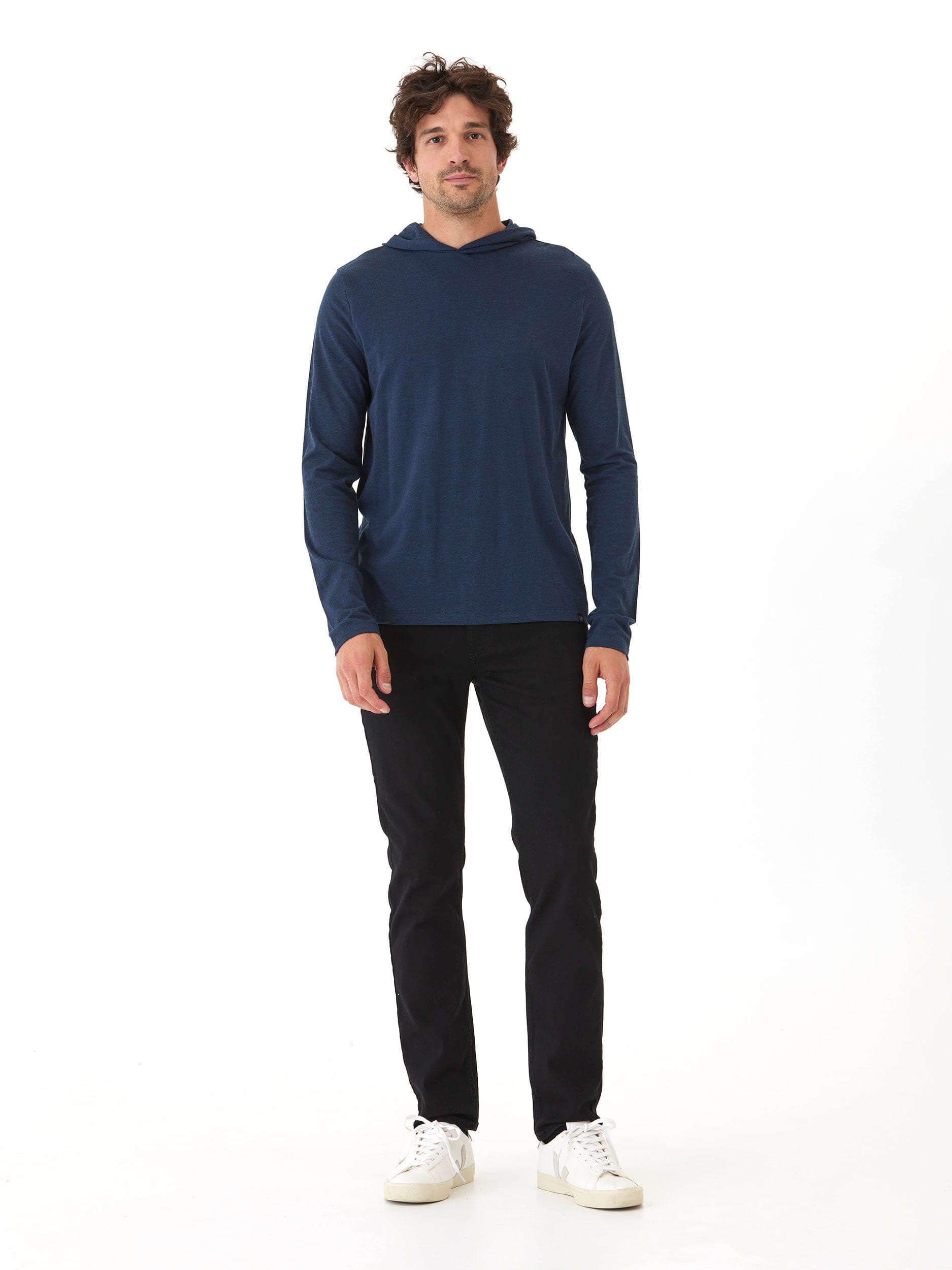 Dane Triblend Long Sleeve T-Shirt Hoodie