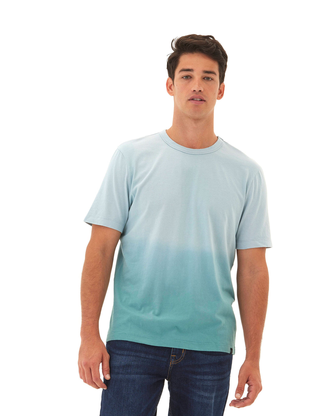 Bryce Dip Dye Classic Jersey Relaxed Crew Tee