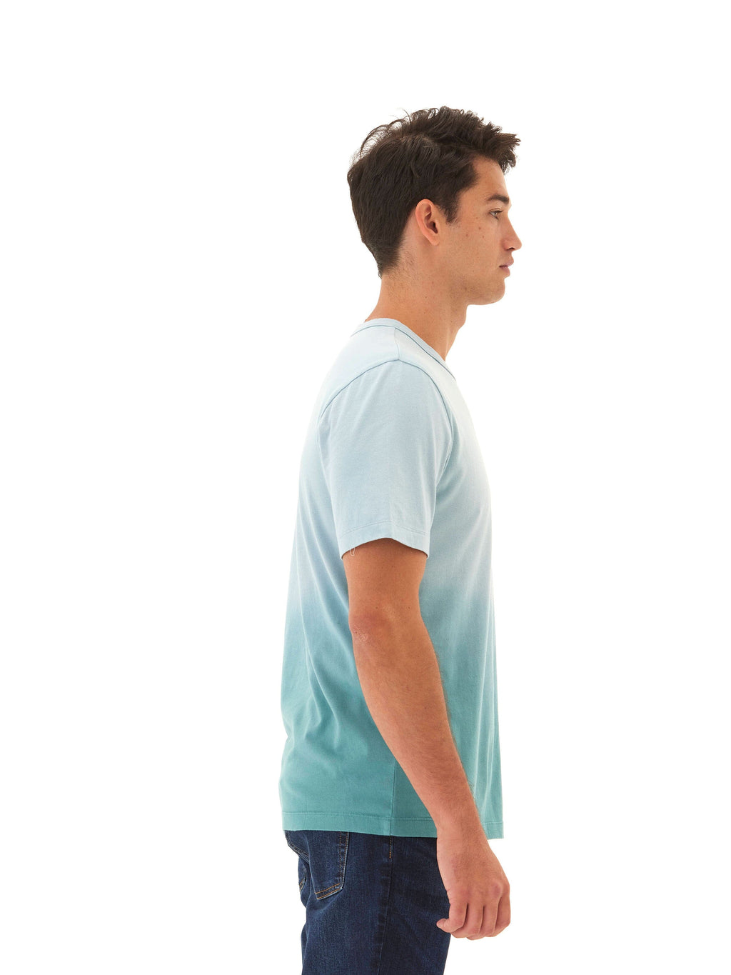 Bryce Dip Dye Classic Jersey Relaxed Crew Tee