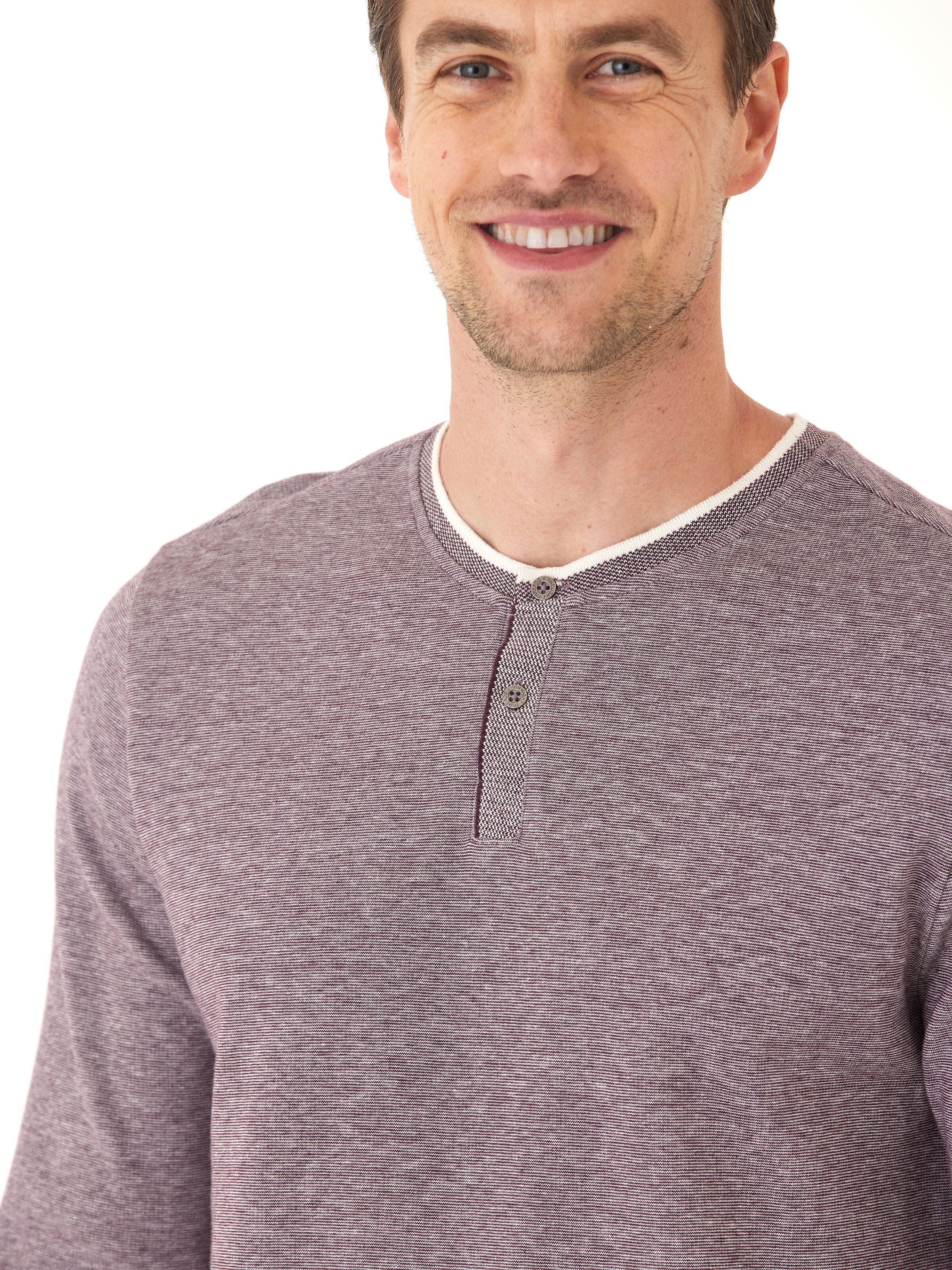 Charles Eco Double Knit Henley