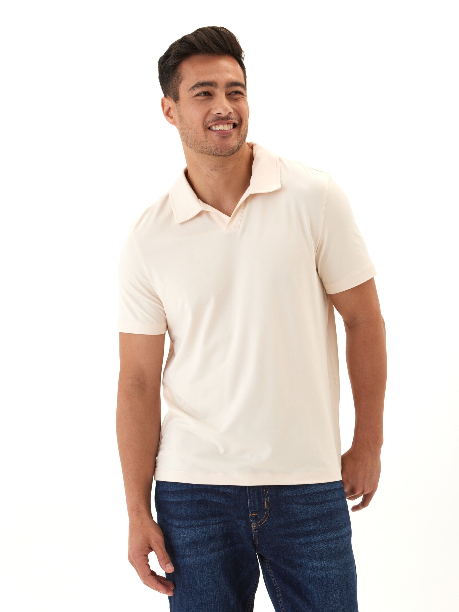 Jared Luxe Jersey Short Sleeve Polo