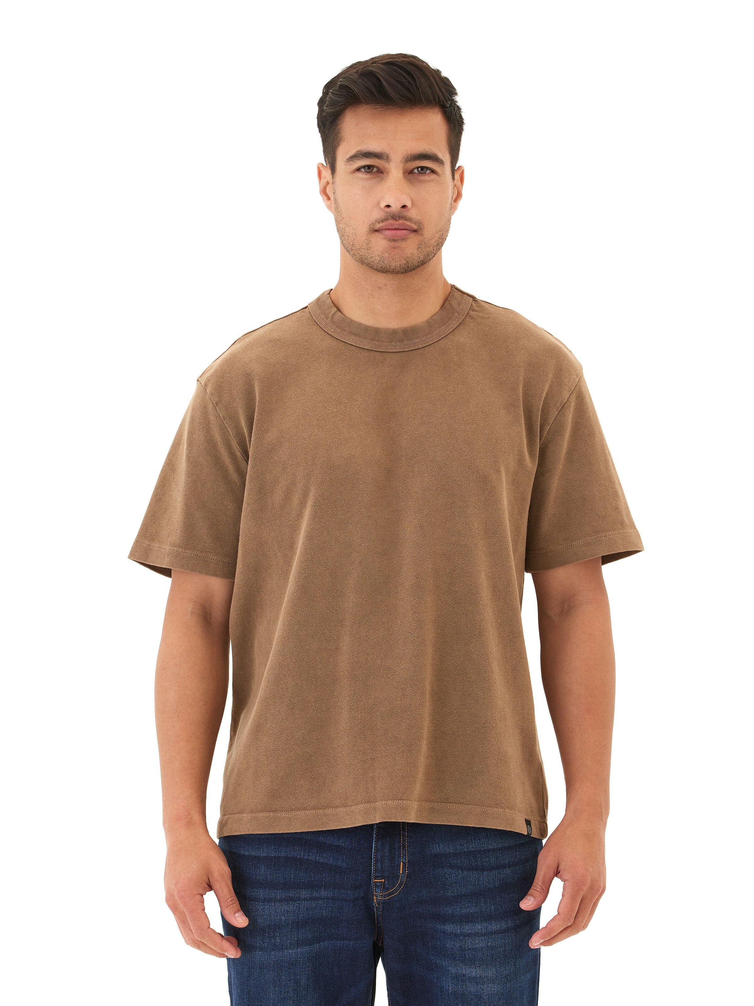 Johnny Relaxed Fit Heavyweight Mineral Wash Jersey Tee