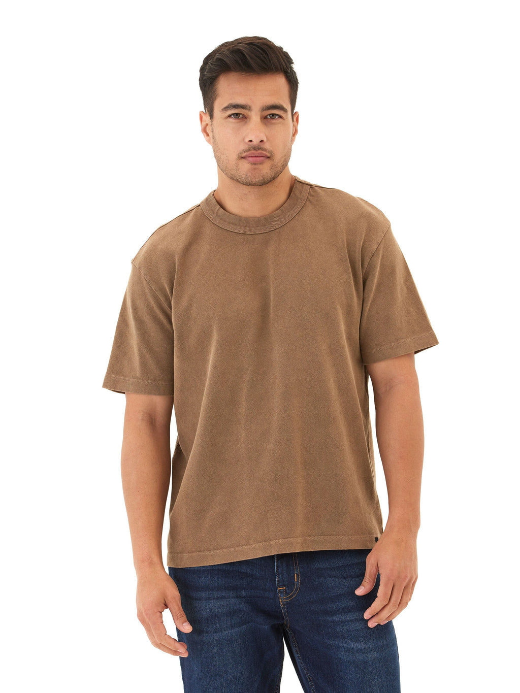 Johnny Relaxed Fit Heavyweight Mineral Wash Jersey Tee