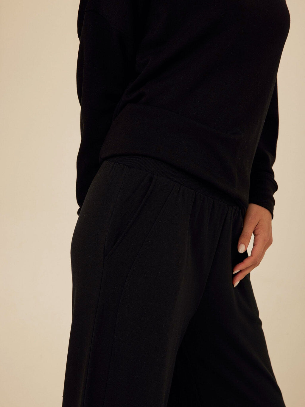 Esmeralda Feather Fleece Wide Leg Pant
