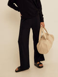 Esmeralda Feather Fleece Wide Leg Pant