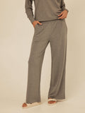 Esmeralda Feather Fleece Wide Leg Pant