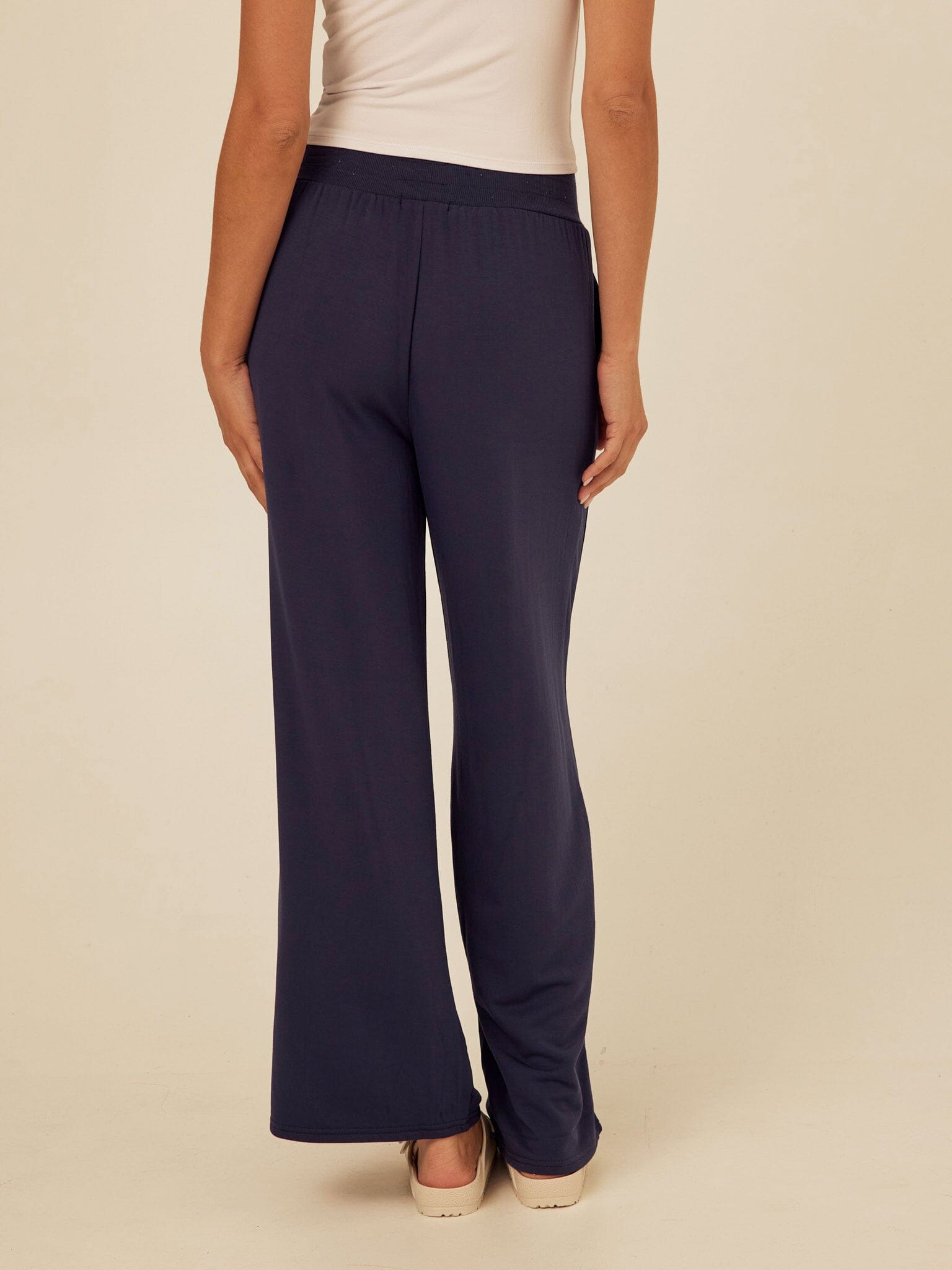 Esmeralda Feather Fleece Wide Leg Pant