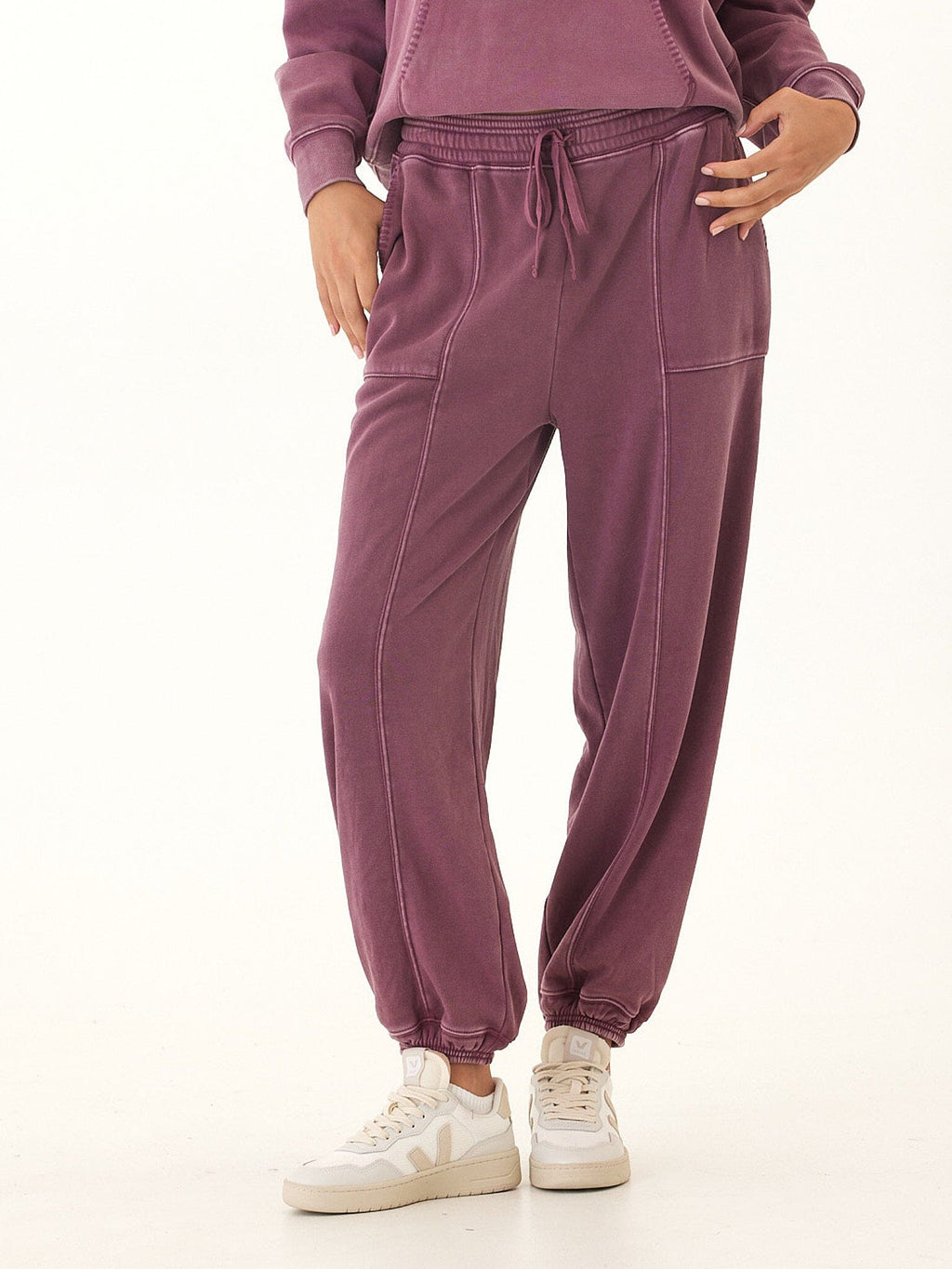 Lottie Mineral Wash CVC Fleece Jogger