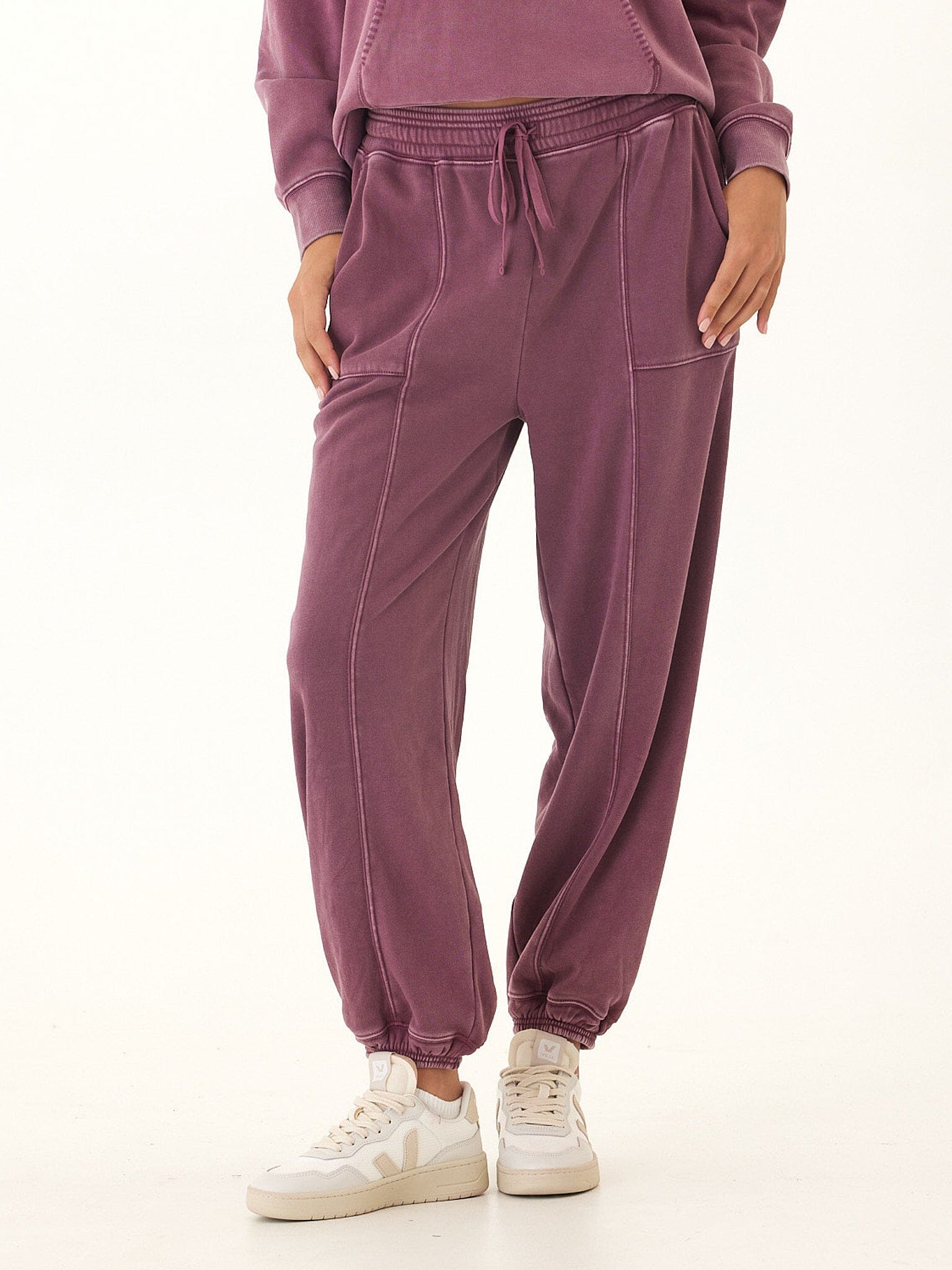 Lottie Mineral Wash CVC Fleece Jogger