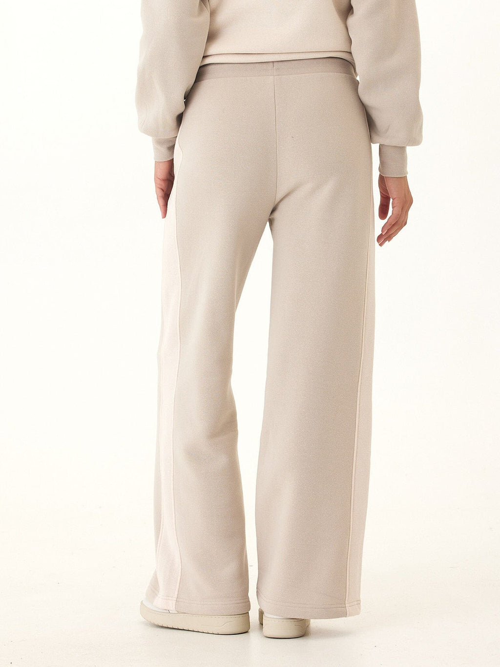 Tricia Triblend Fleece Colorblock Wide Leg Pant
