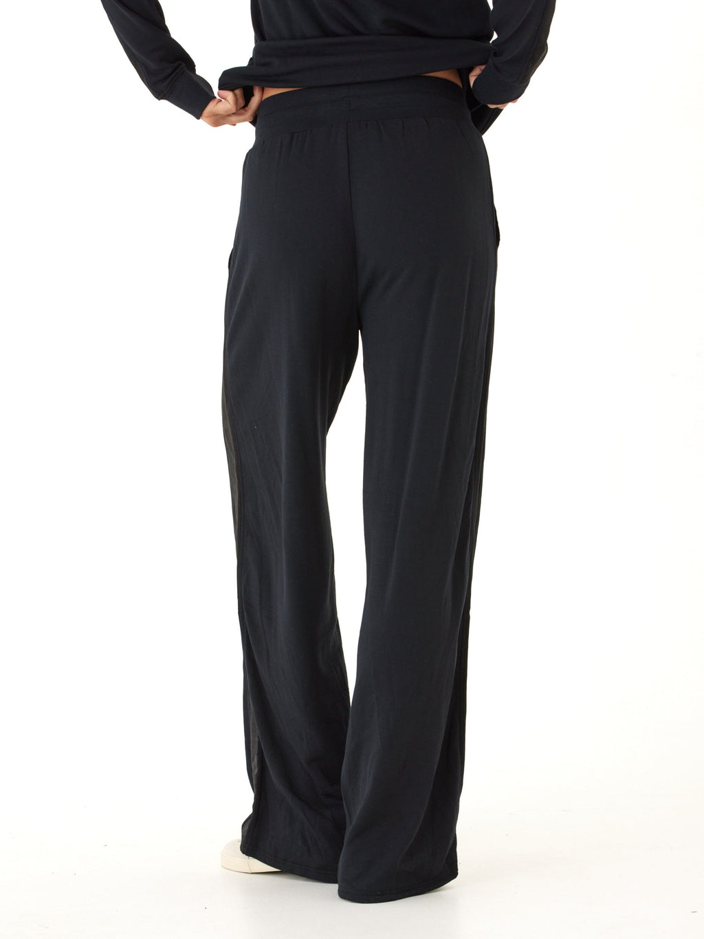 Diane Feather Fleece Satin Trim Detail Pant