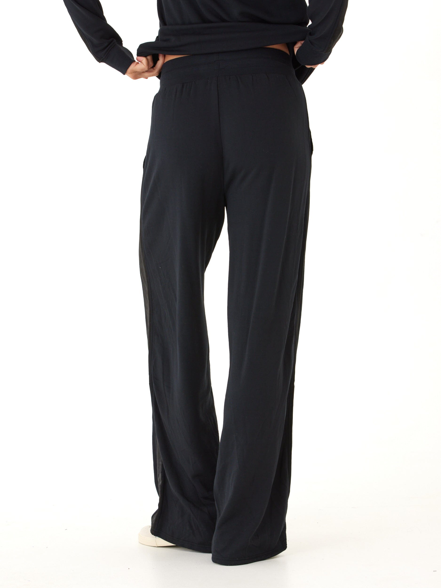 Diane Feather Fleece Satin Trim Detail Pant