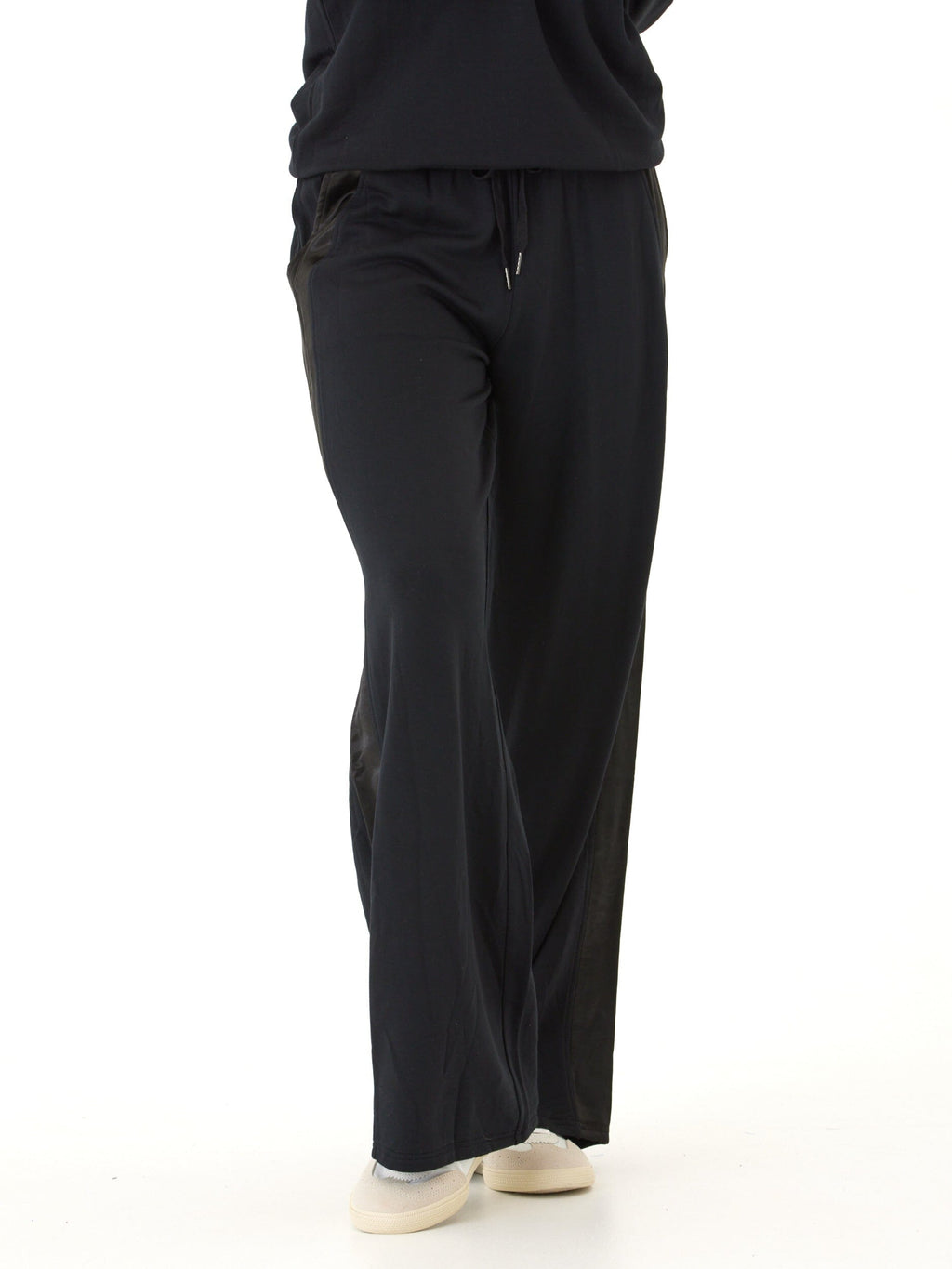 Diane Feather Fleece Satin Trim Detail Pant
