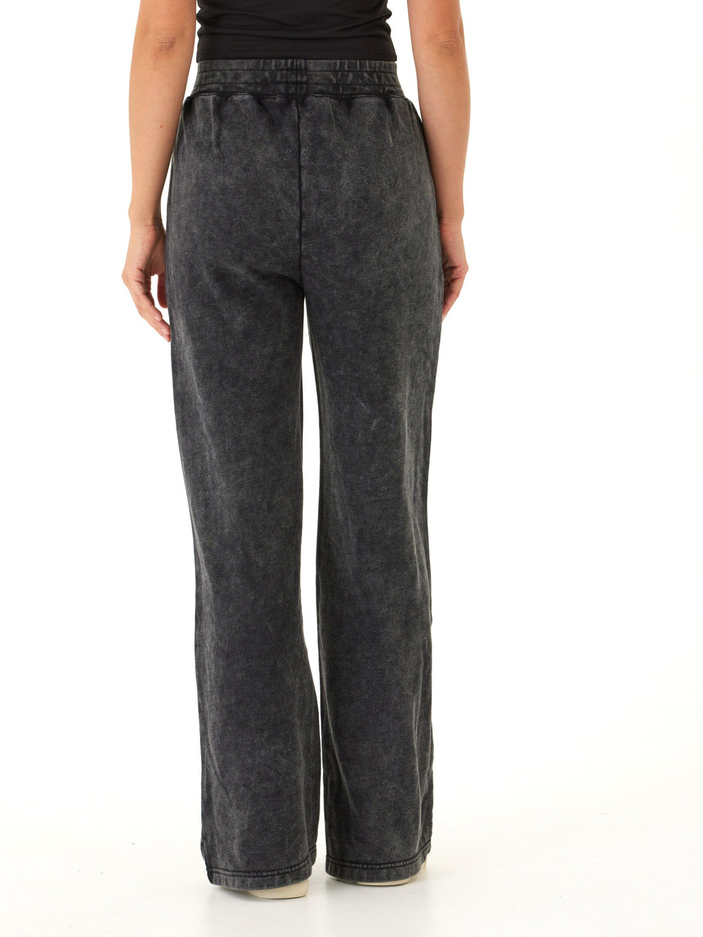 Hester Mineral Wash Terry Wide Leg Pant