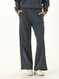Esmeralda Mineral Wash Cotton Terry Wide Leg Pant