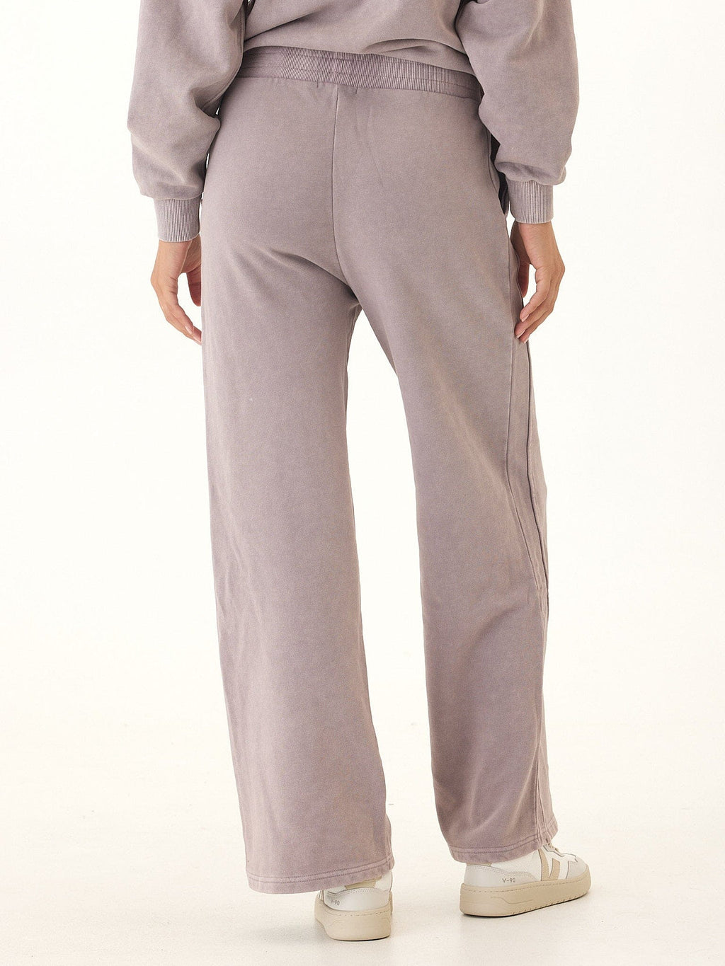 Esmeralda Mineral Wash Cotton Terry Wide Leg Pant