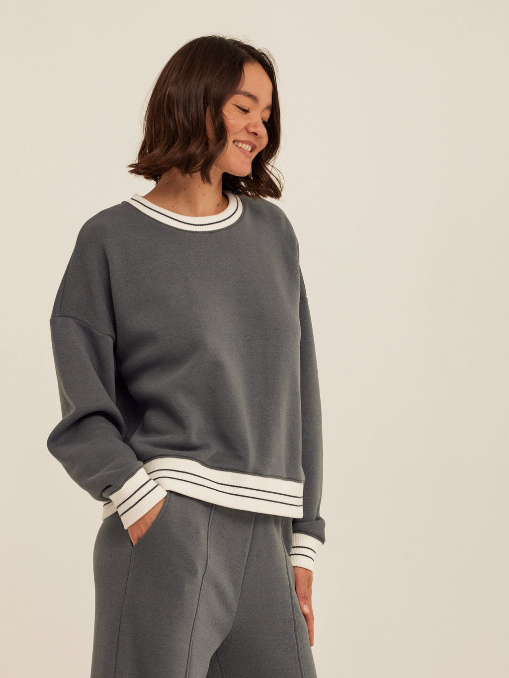 Jahmeera Triblend Fleece Collegiate Pullover