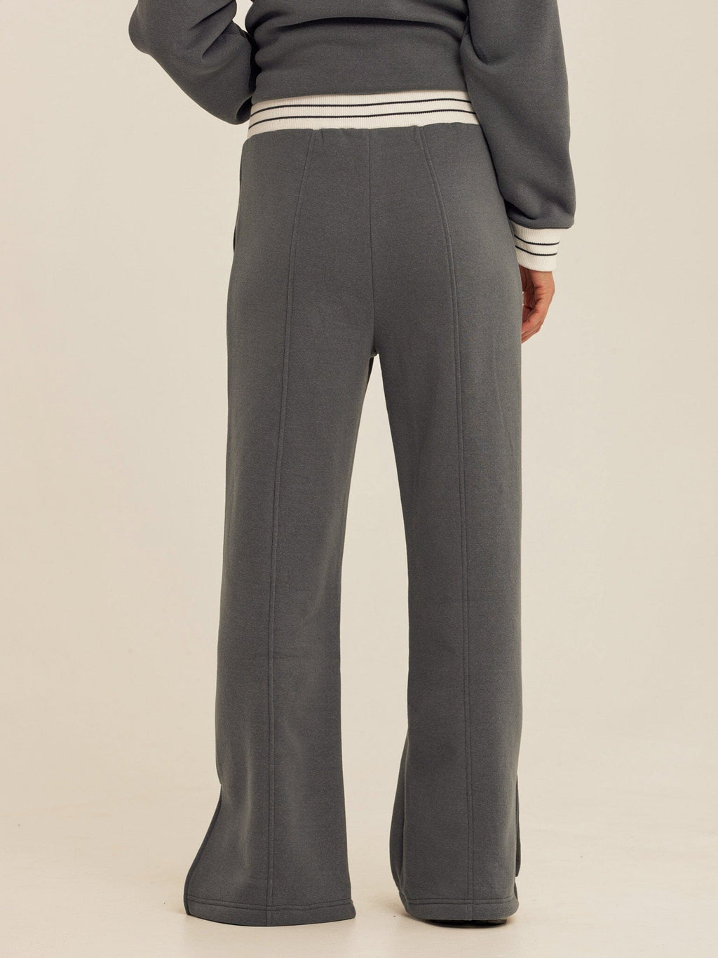 Bellona Triblend Fleece Collegiate Wide Leg Pant