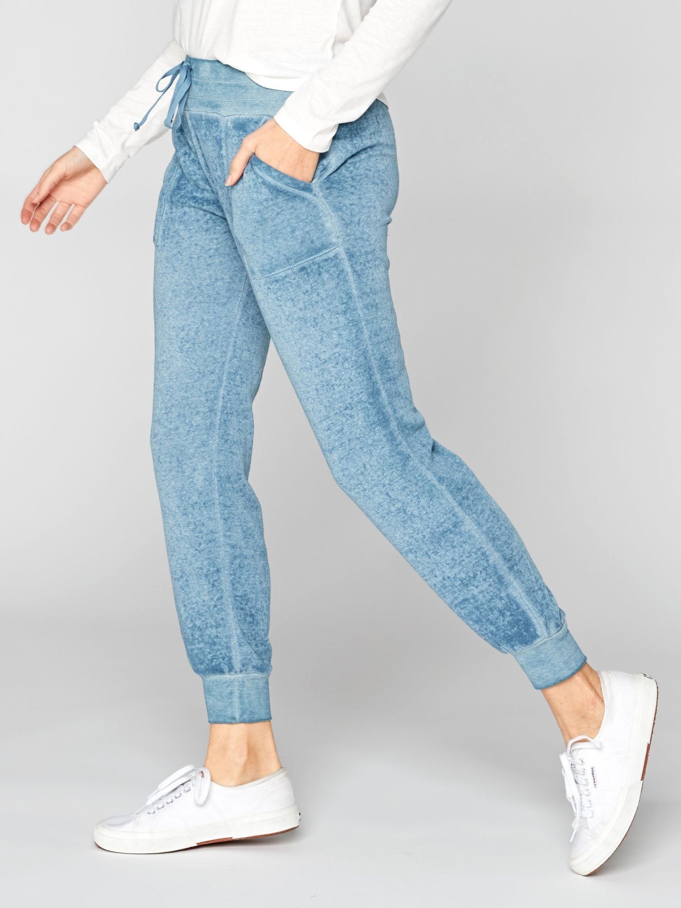 Phoebe Burnout Wash Sweatpant