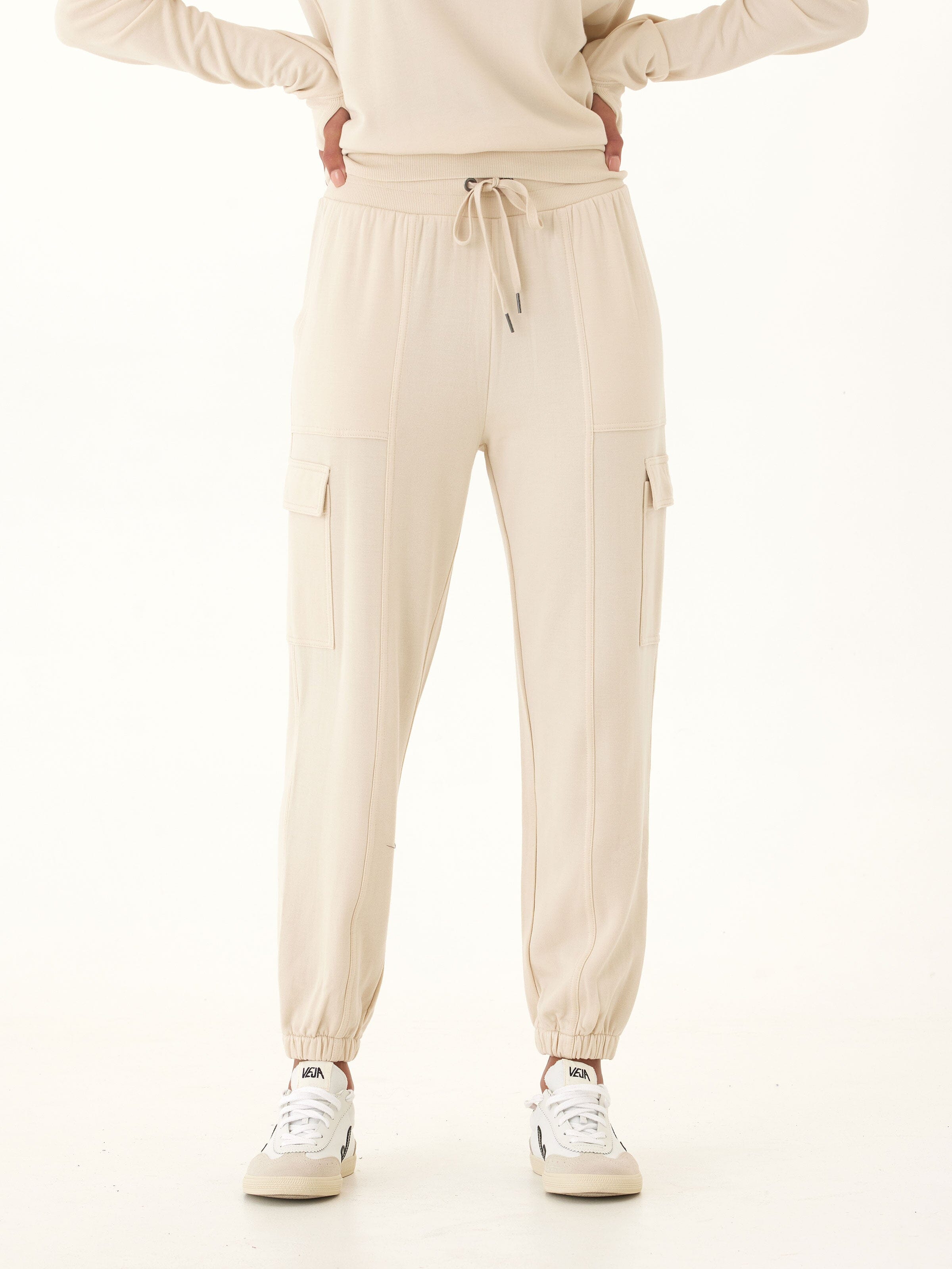 Margot Feather Fleece Cargo Jogger