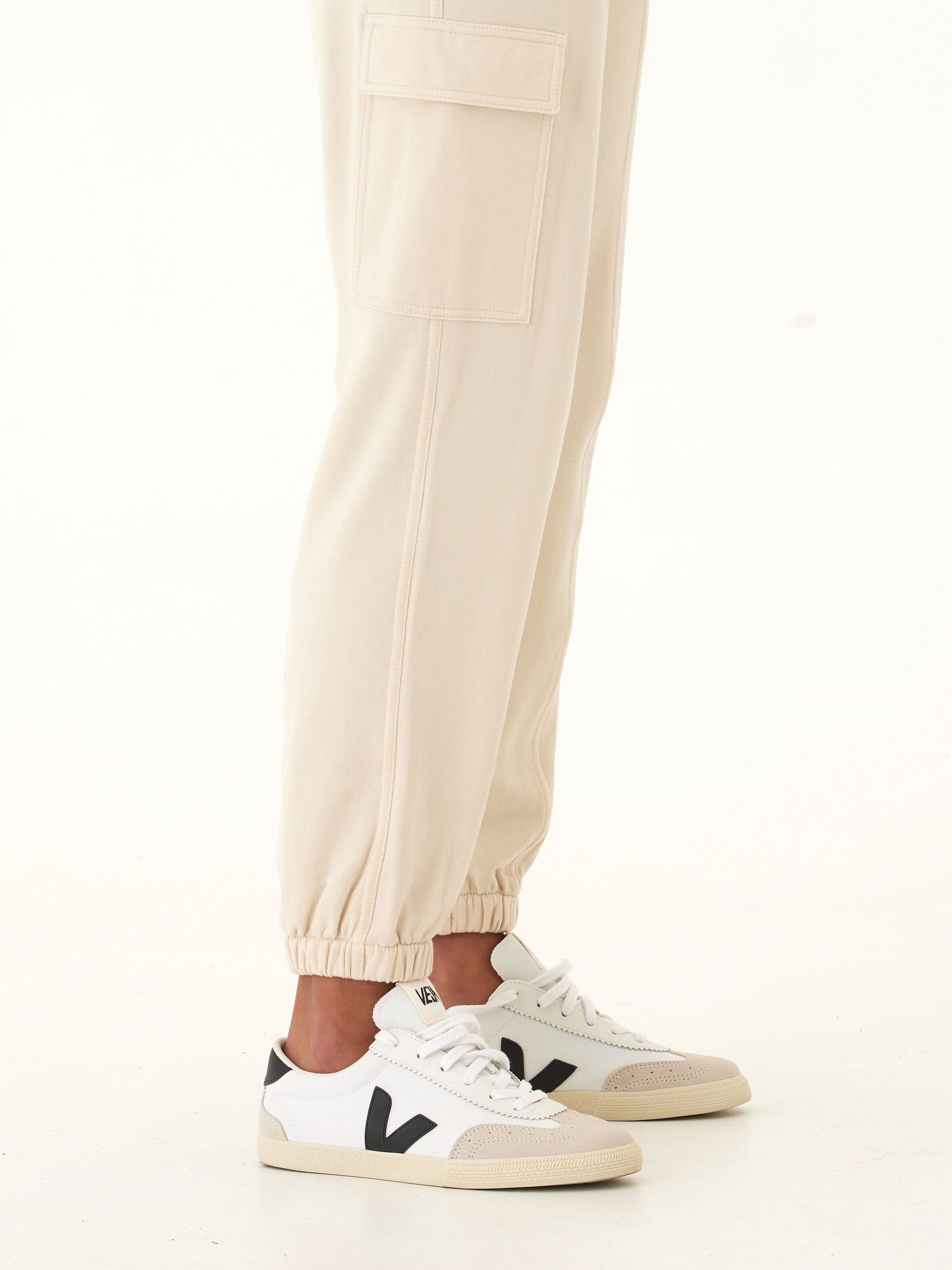 Margot Feather Fleece Cargo Jogger