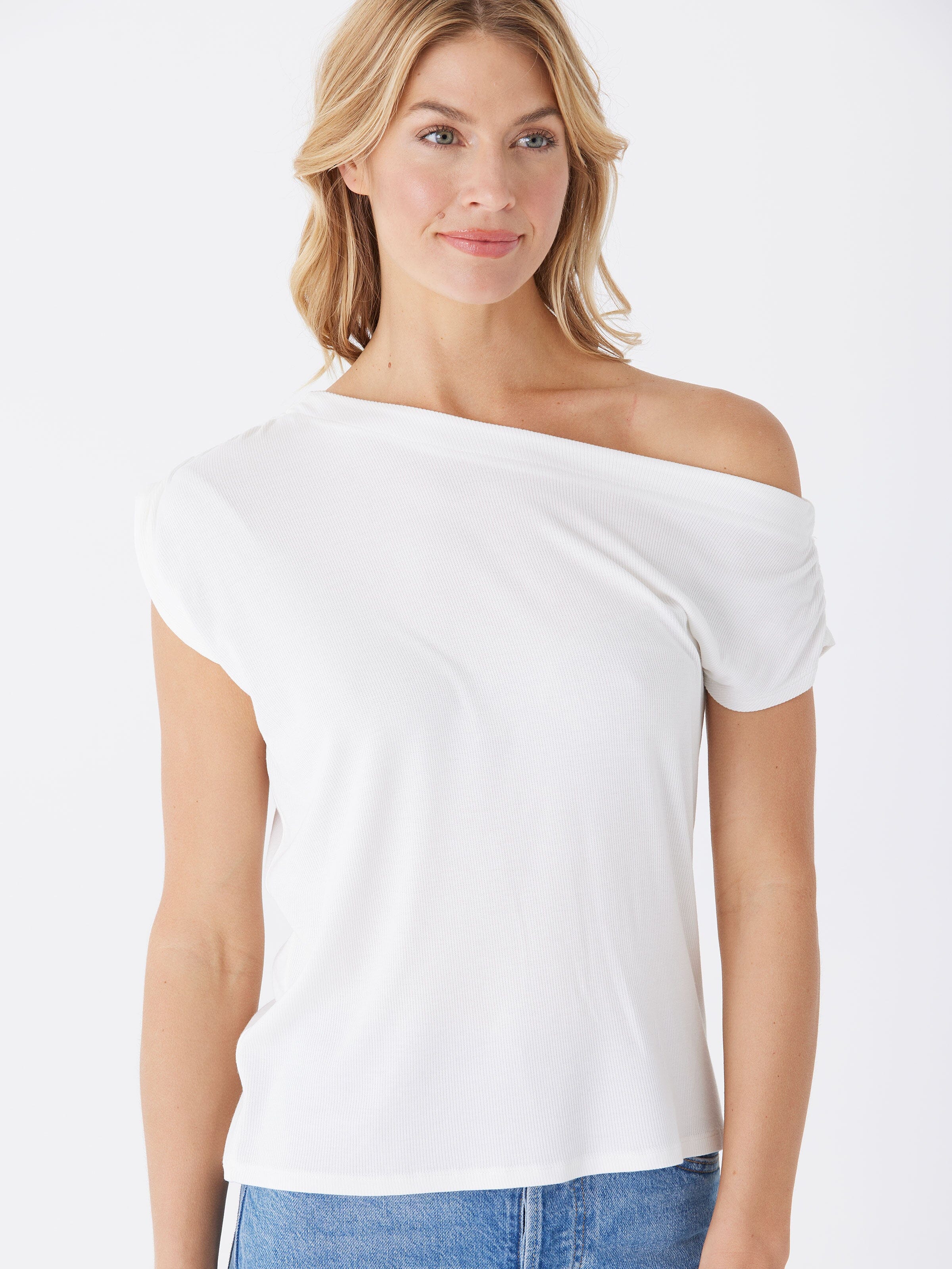Leoni Feather Rib Short Sleeve