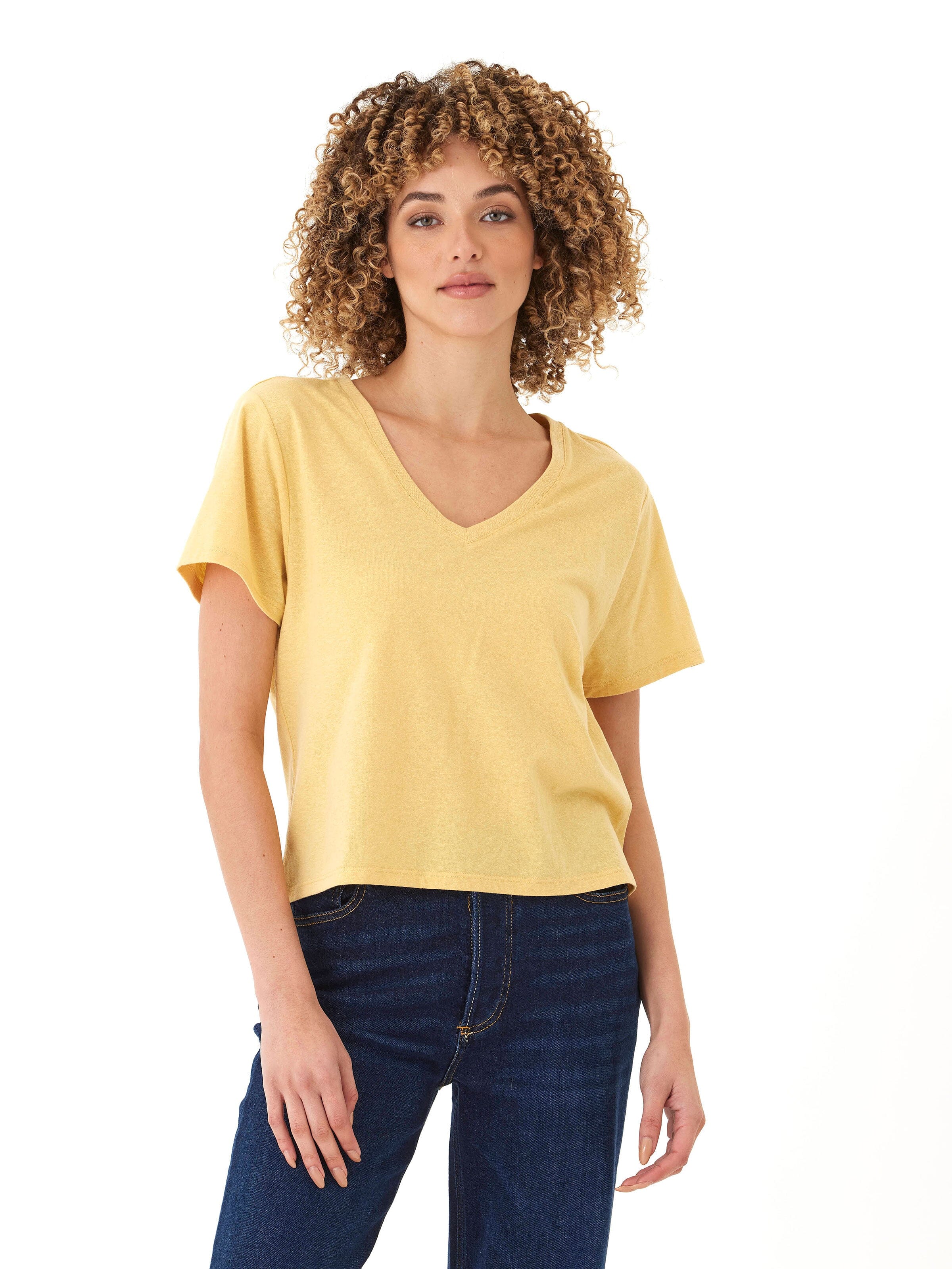 Ada Triblend V-Neck Tee