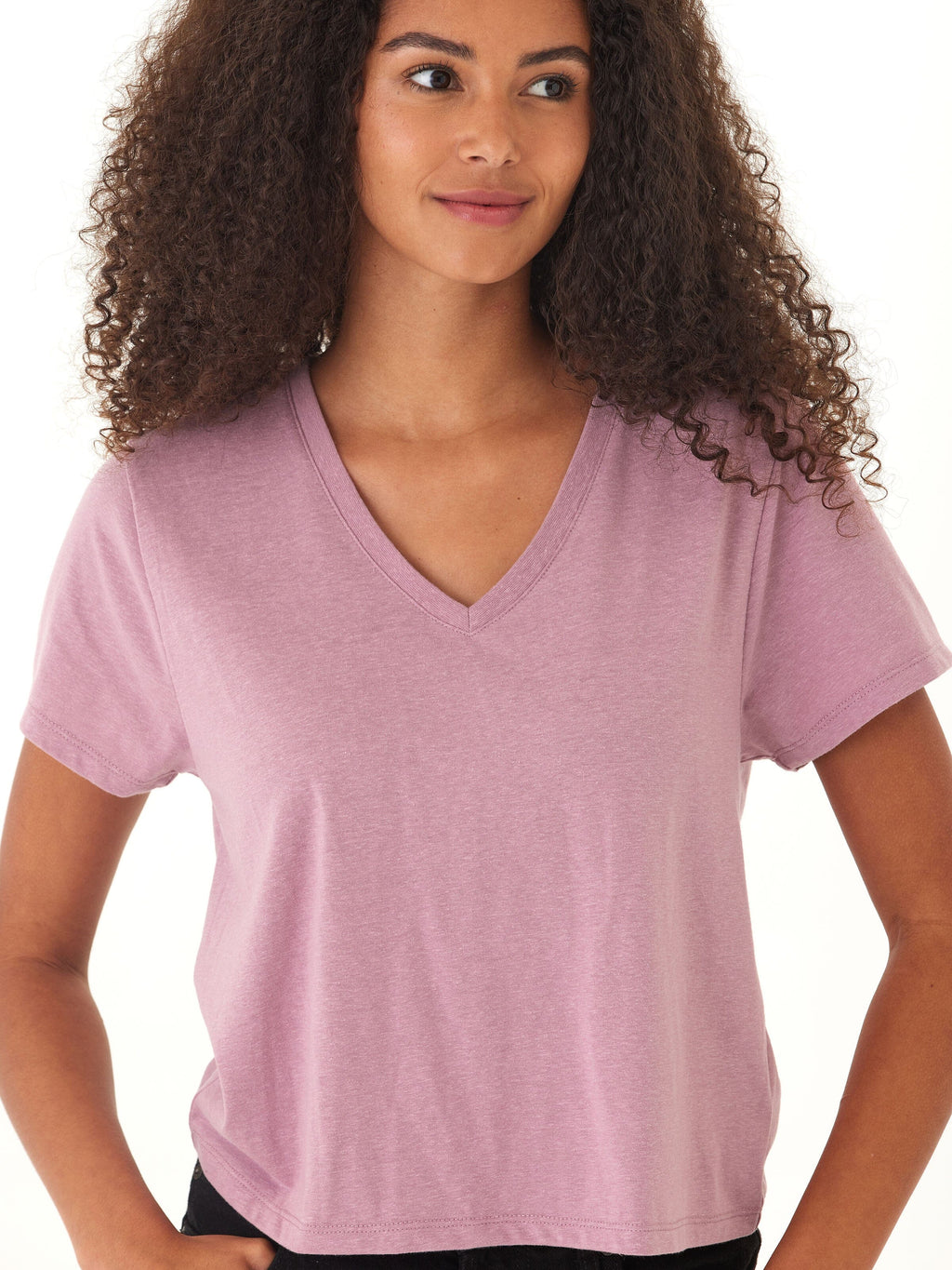 Ada Triblend V-Neck Tee